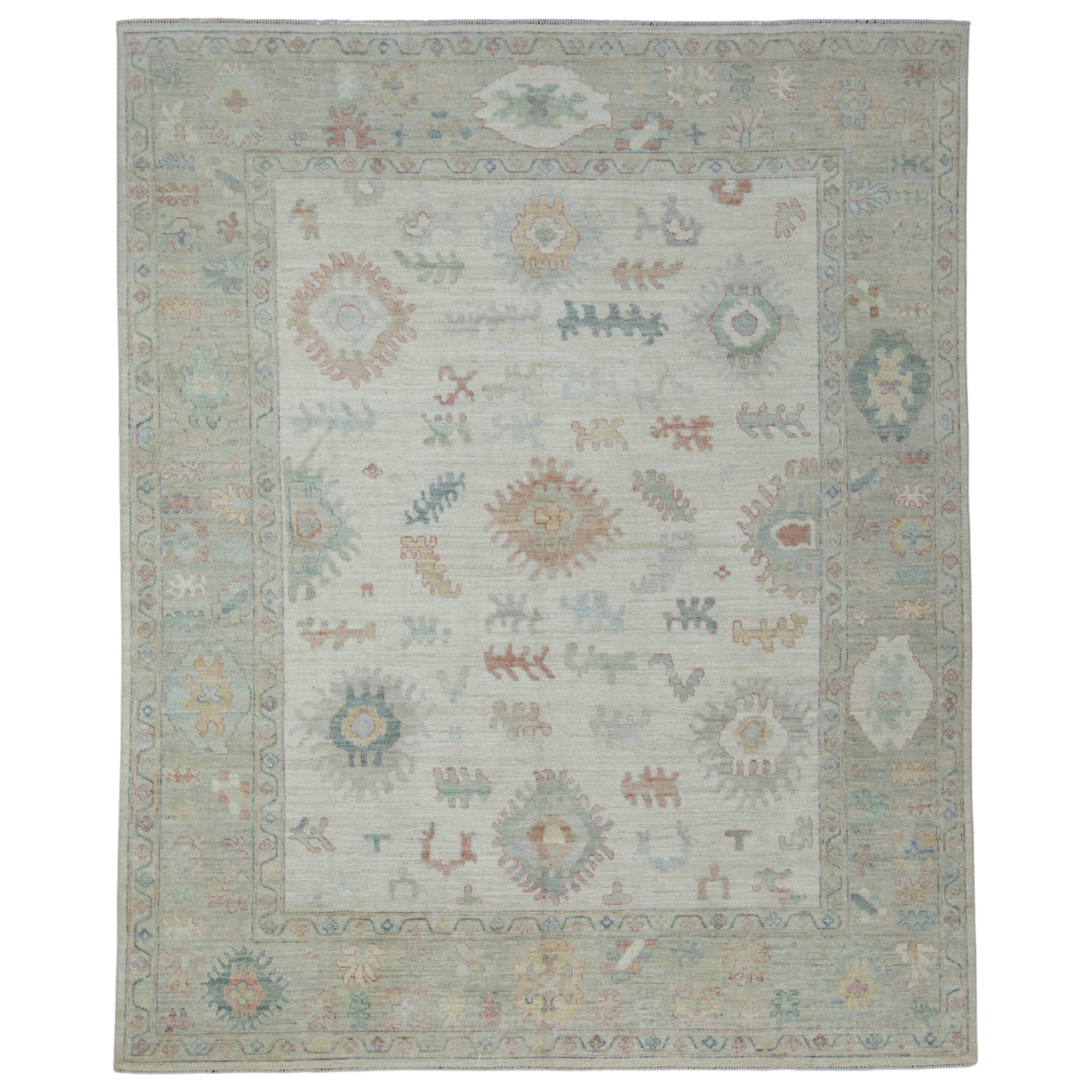 Handwoven Oushak Rug 8'3" x 10'2" #17426