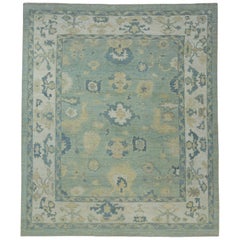 Türkischer Oushak-Teppich 8'7" x 10'2" #17656
