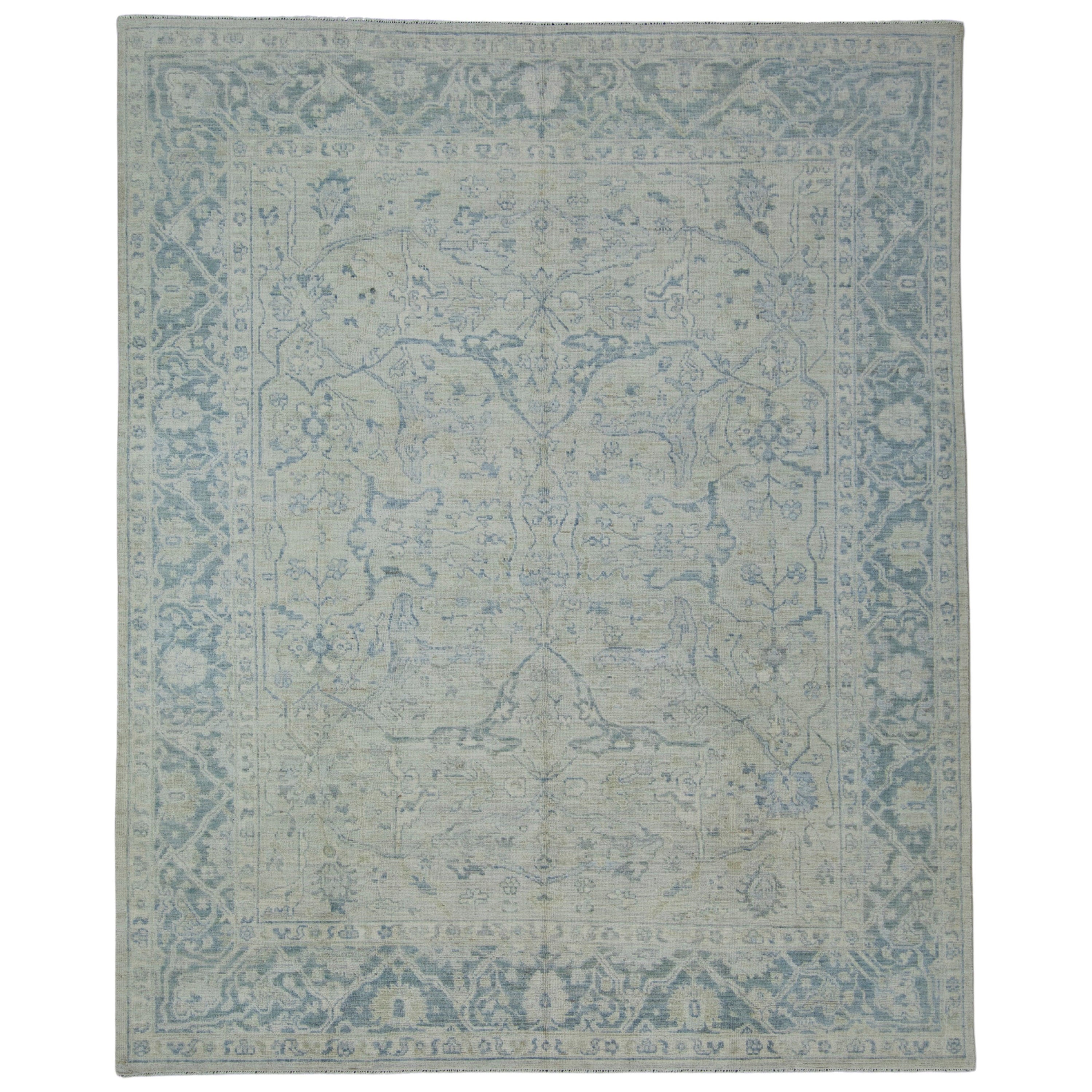 Handwoven Oushak Rug 7'10" x 9'7" #17406