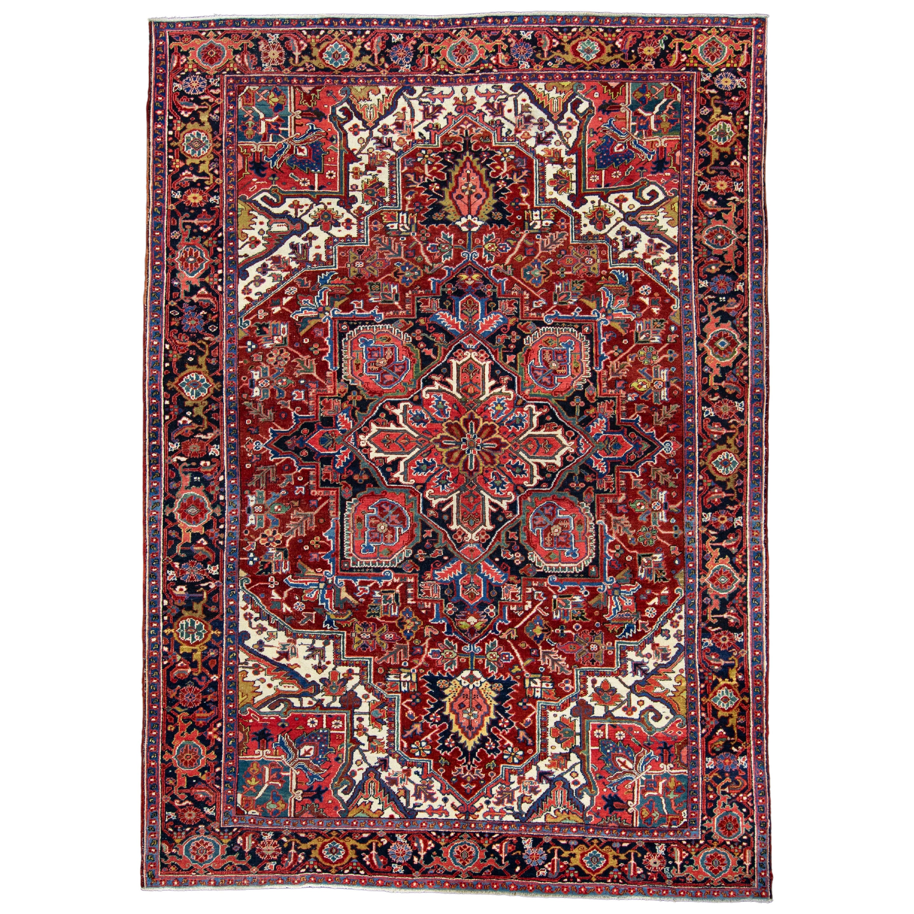 Tappeto Oriental Vintage tessuto a mano 7'10" x 10'11" #17803