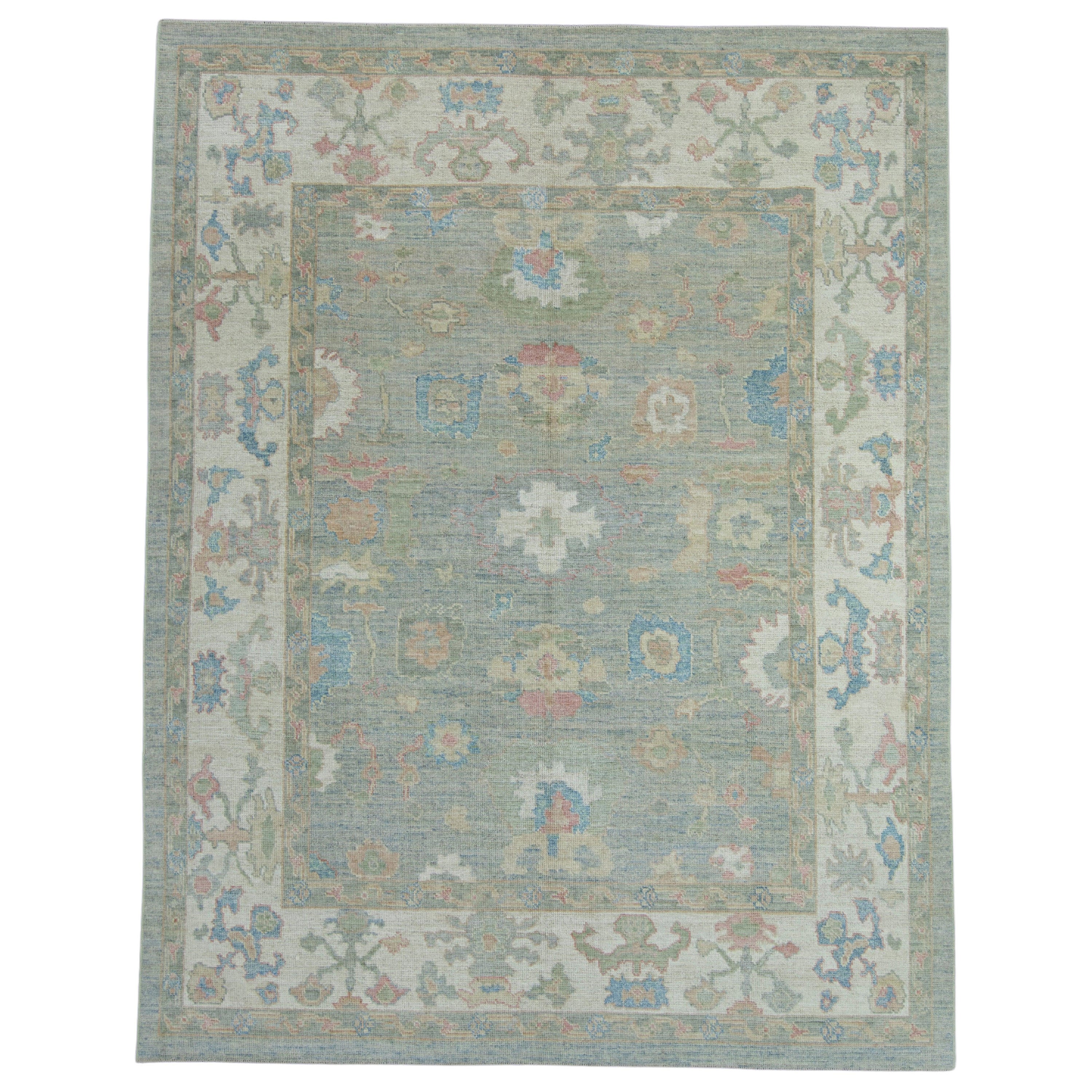 Turkish Oushak Rug 8' x 10'3" #17749