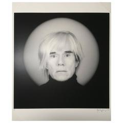 Robert Mapplethorpe, "Andy Warhol, " 1986, Silver Gelatin Print, Signed