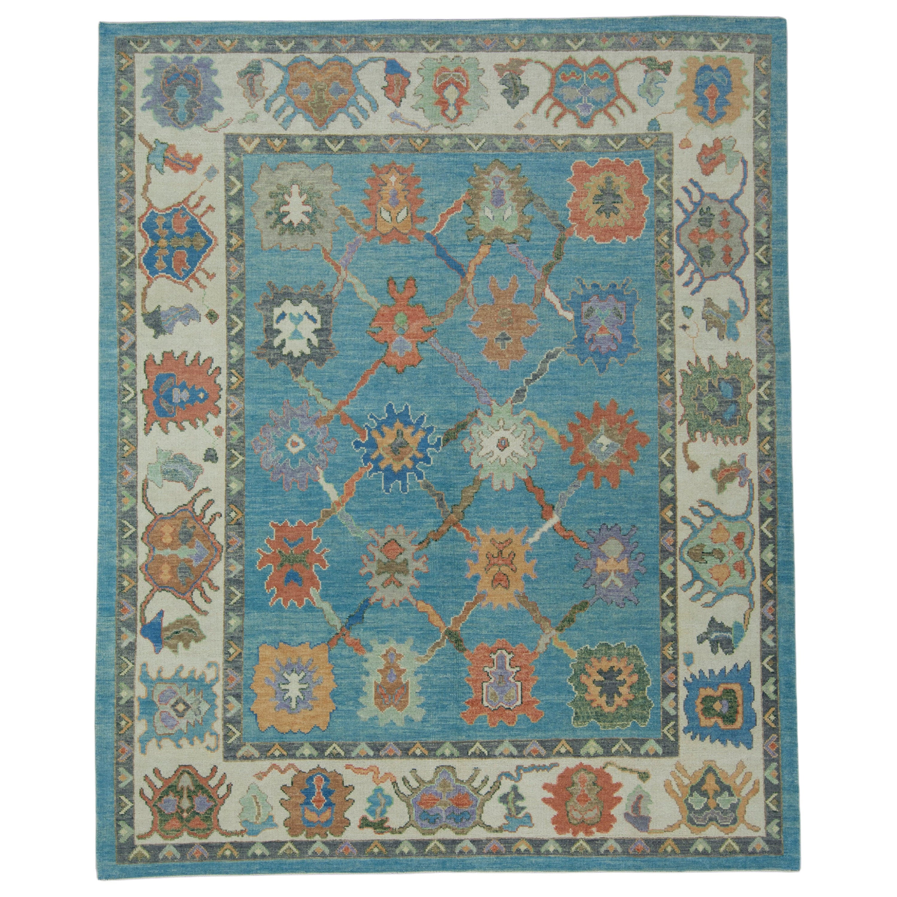Turkish Oushak Rug 8'4" x 10'3" #17078