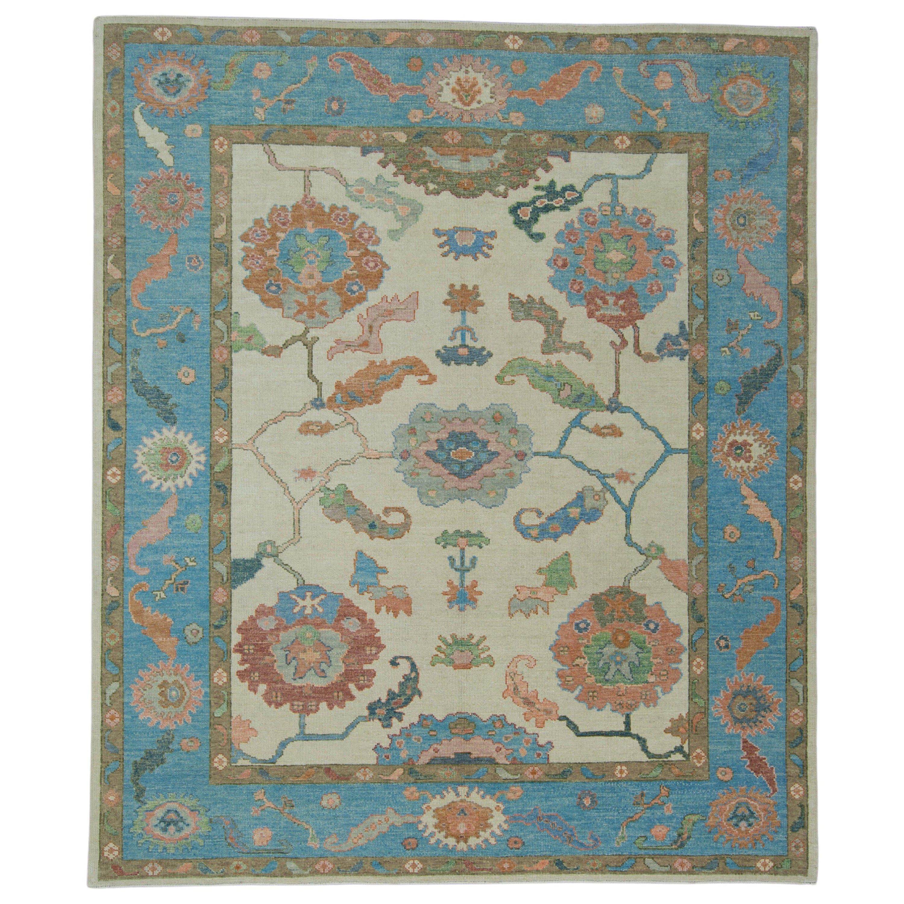 Türkischer Oushak-Teppich 8'5" x 9'11" #17210