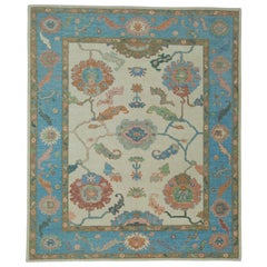 Türkischer Oushak-Teppich 8'5" x 9'11" #17210
