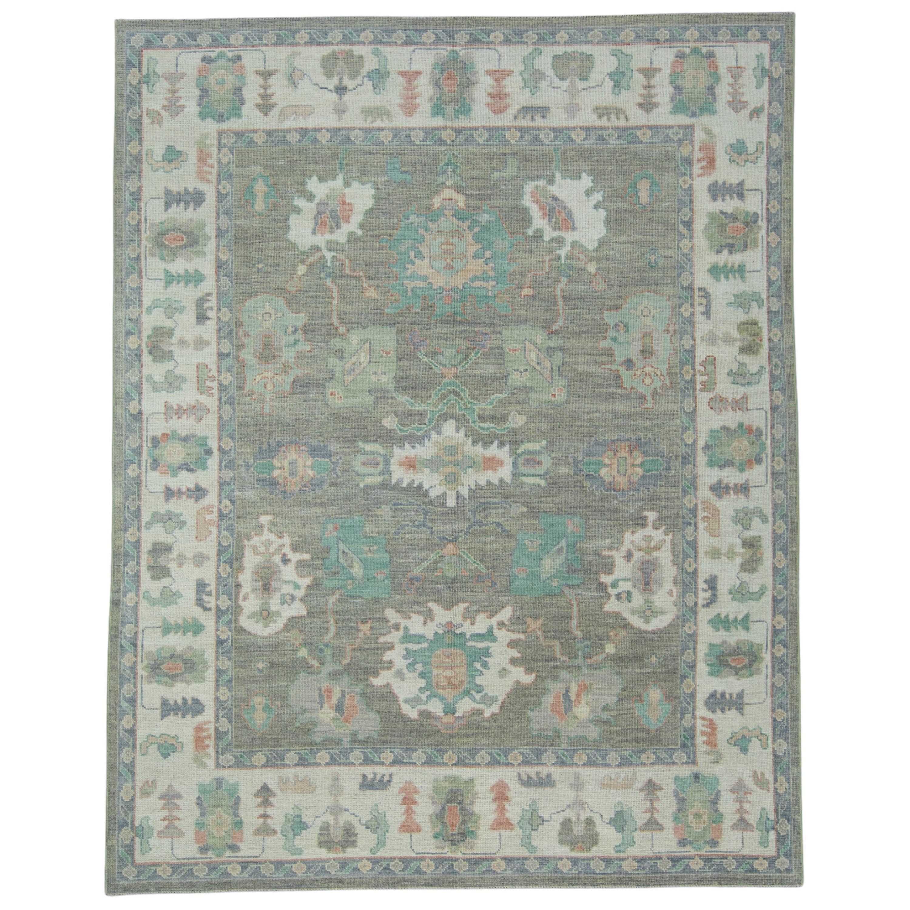 Turkish Oushak Rug 8' x 10'2" #17761