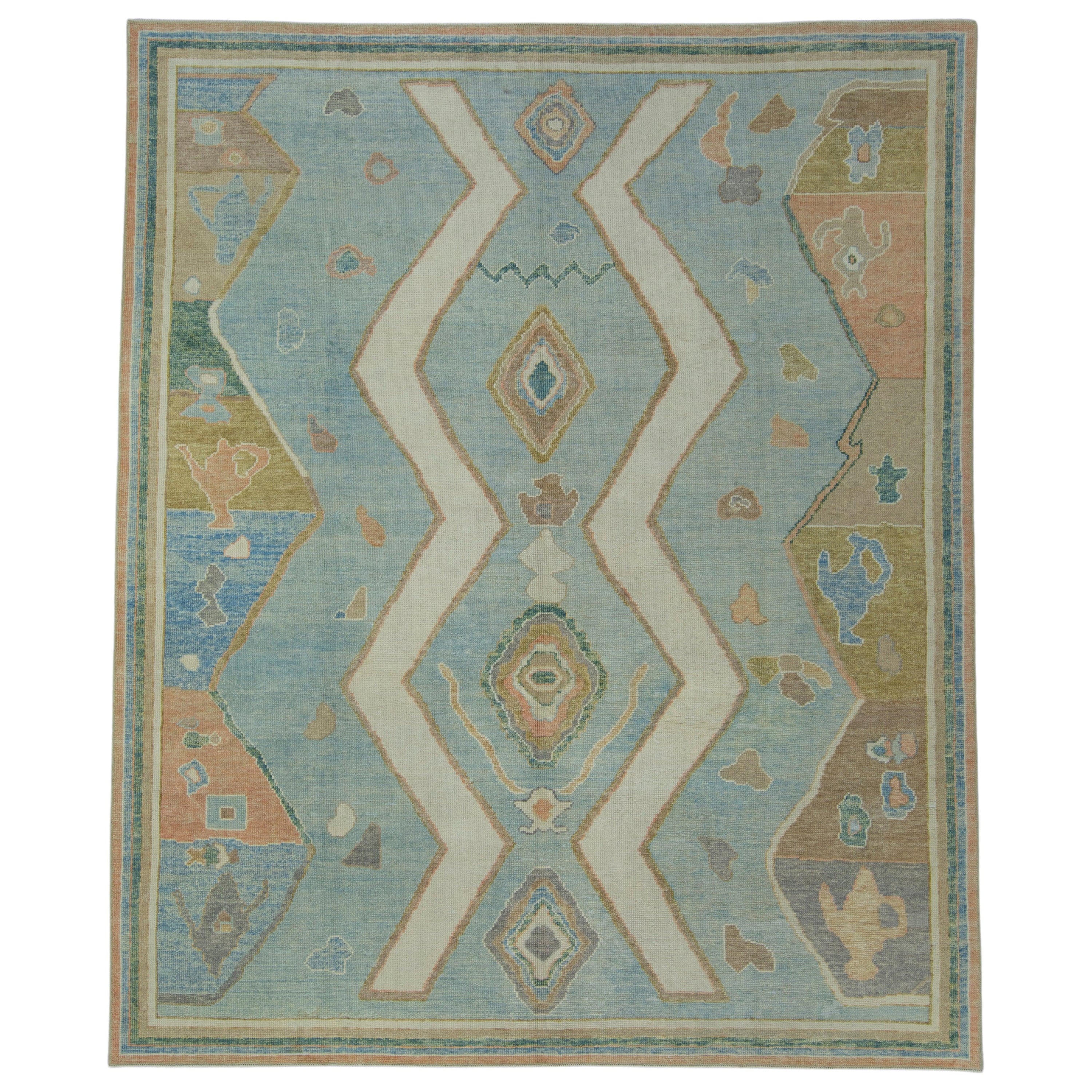 Turkish Oushak Rug 8' x 9'8" #17034
