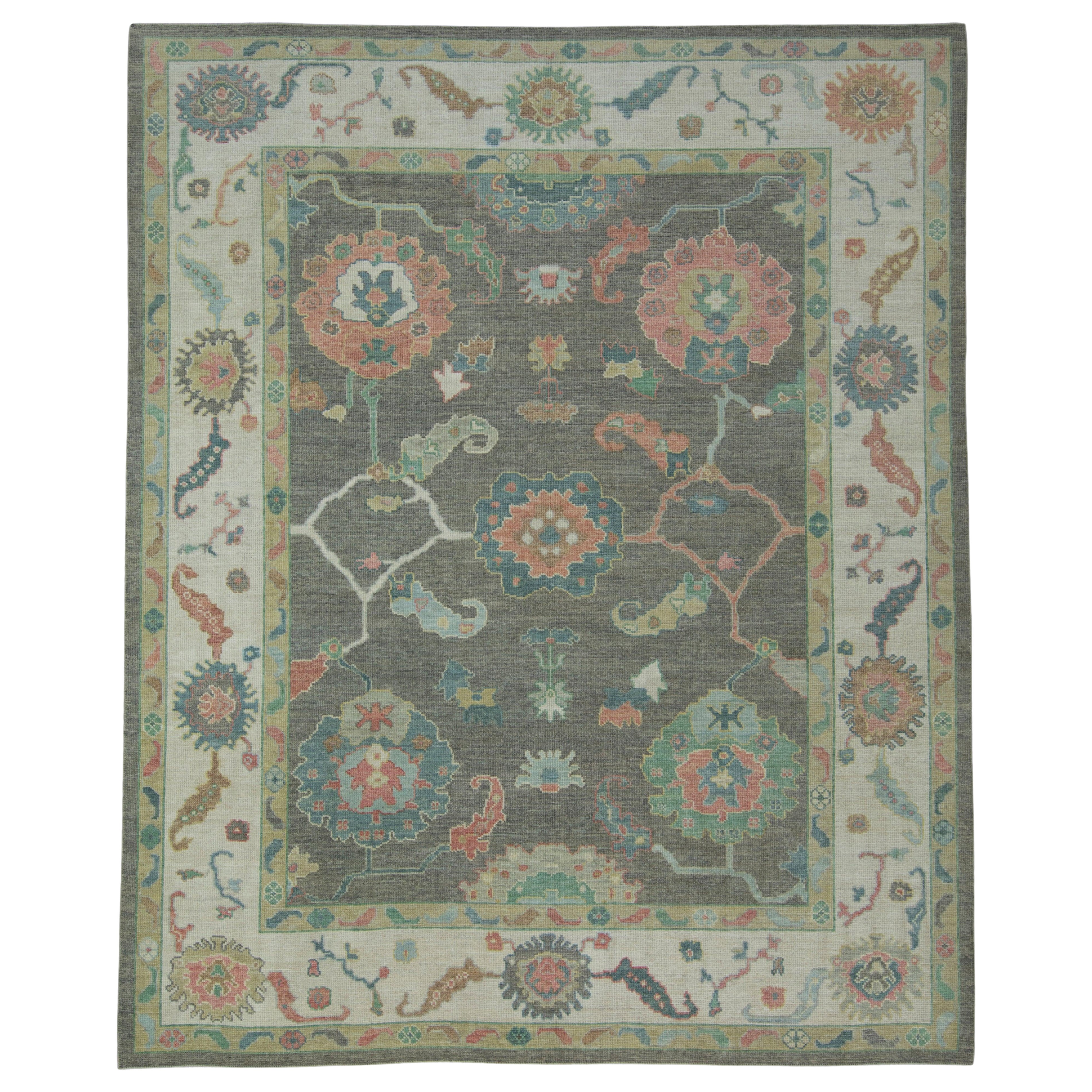 Türkischer Oushak-Teppich 8'5" x 10'3" #17411