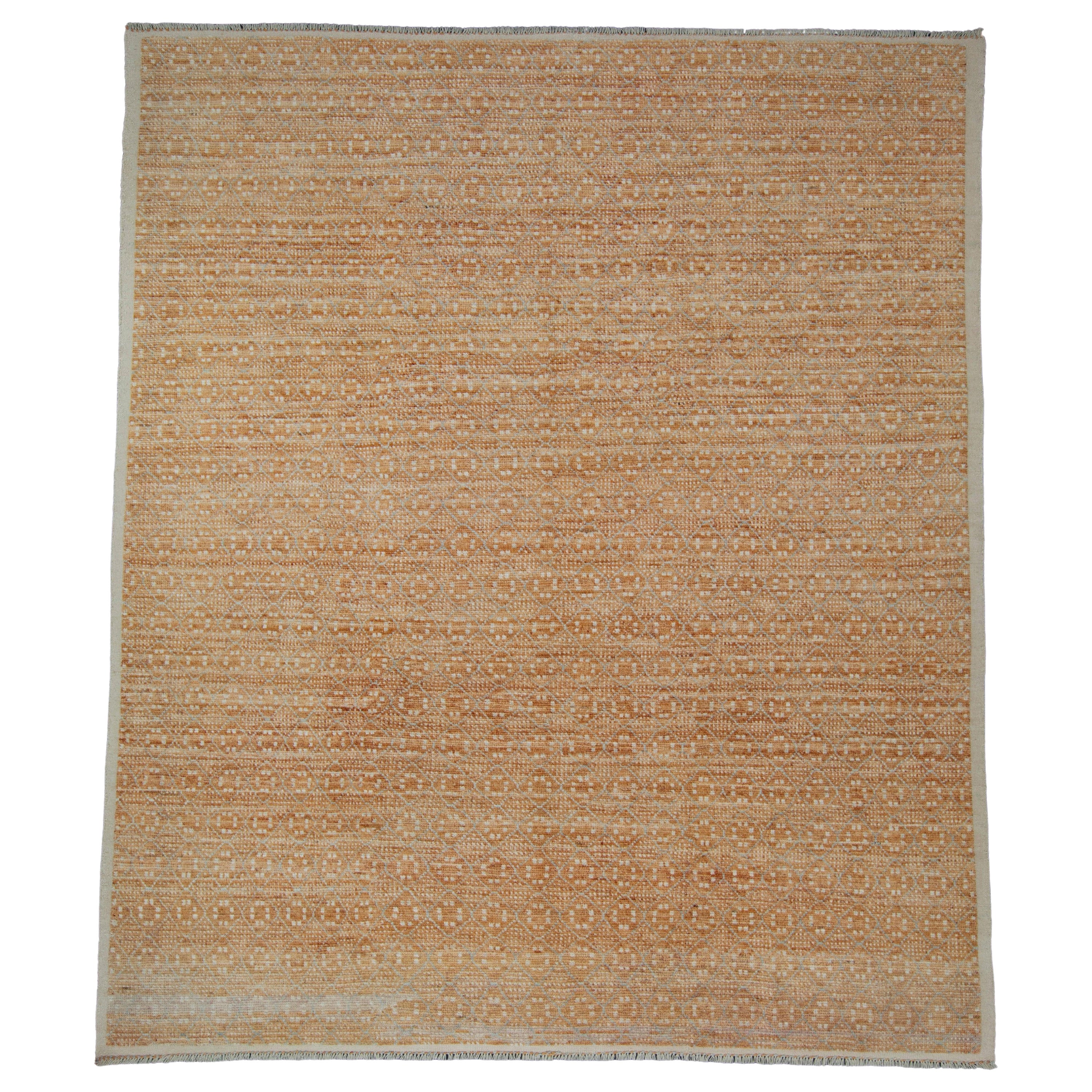 Tappeto moderno annodato a mano 9'7" x 11'3" #17446