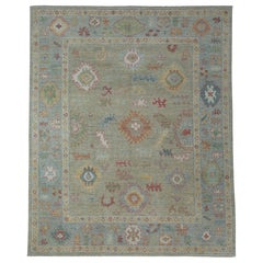 Handwoven Oushak Rug 8'2" x 10' #17407