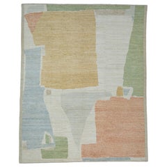 Tappeto moderno annodato a mano 9'2" x 11'6" #17445