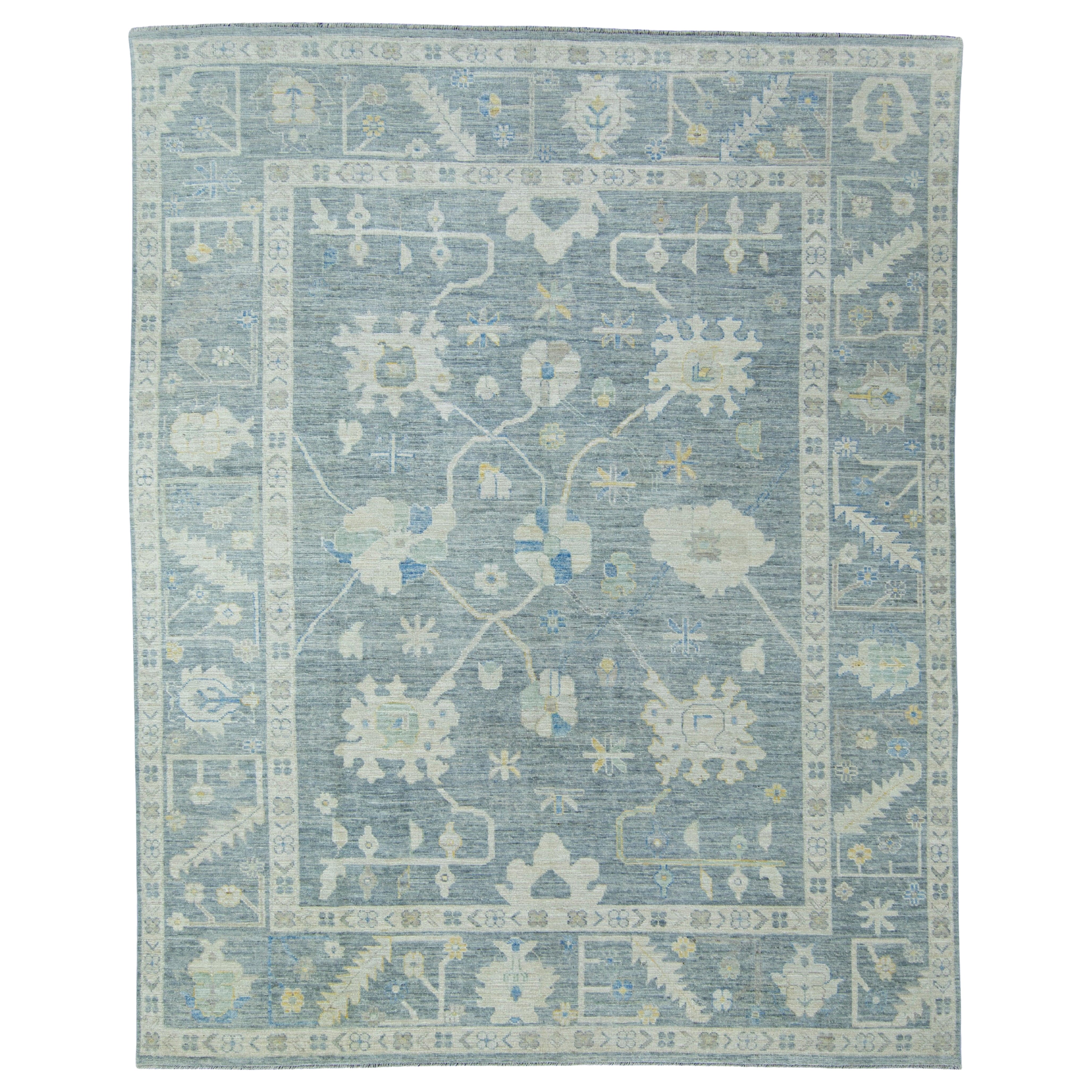 Tappeto Oushak tessuto a mano 9'4" x 11'8" #17703