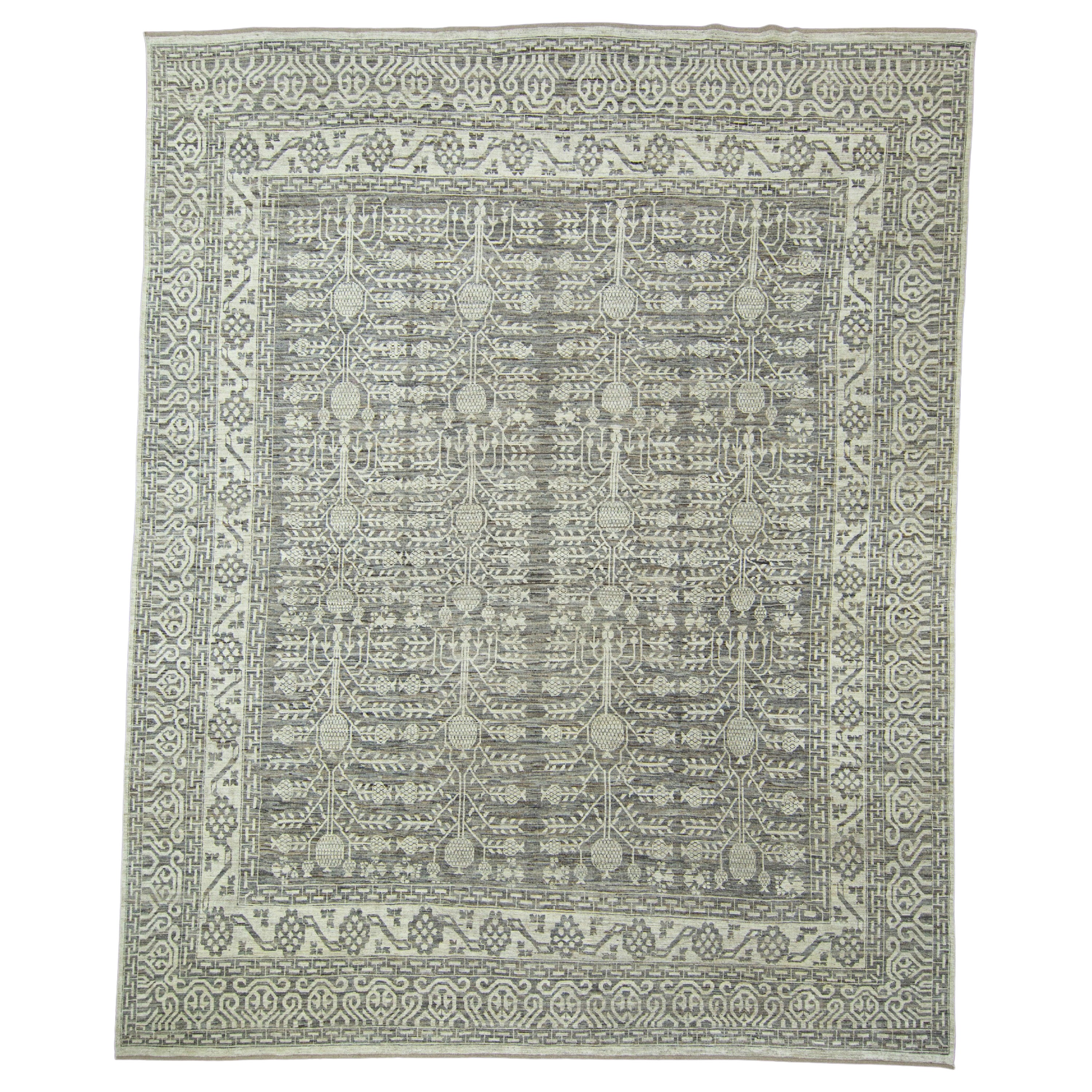 Tappeto Oushak tessuto a mano 13'5" x 16'9" #17508