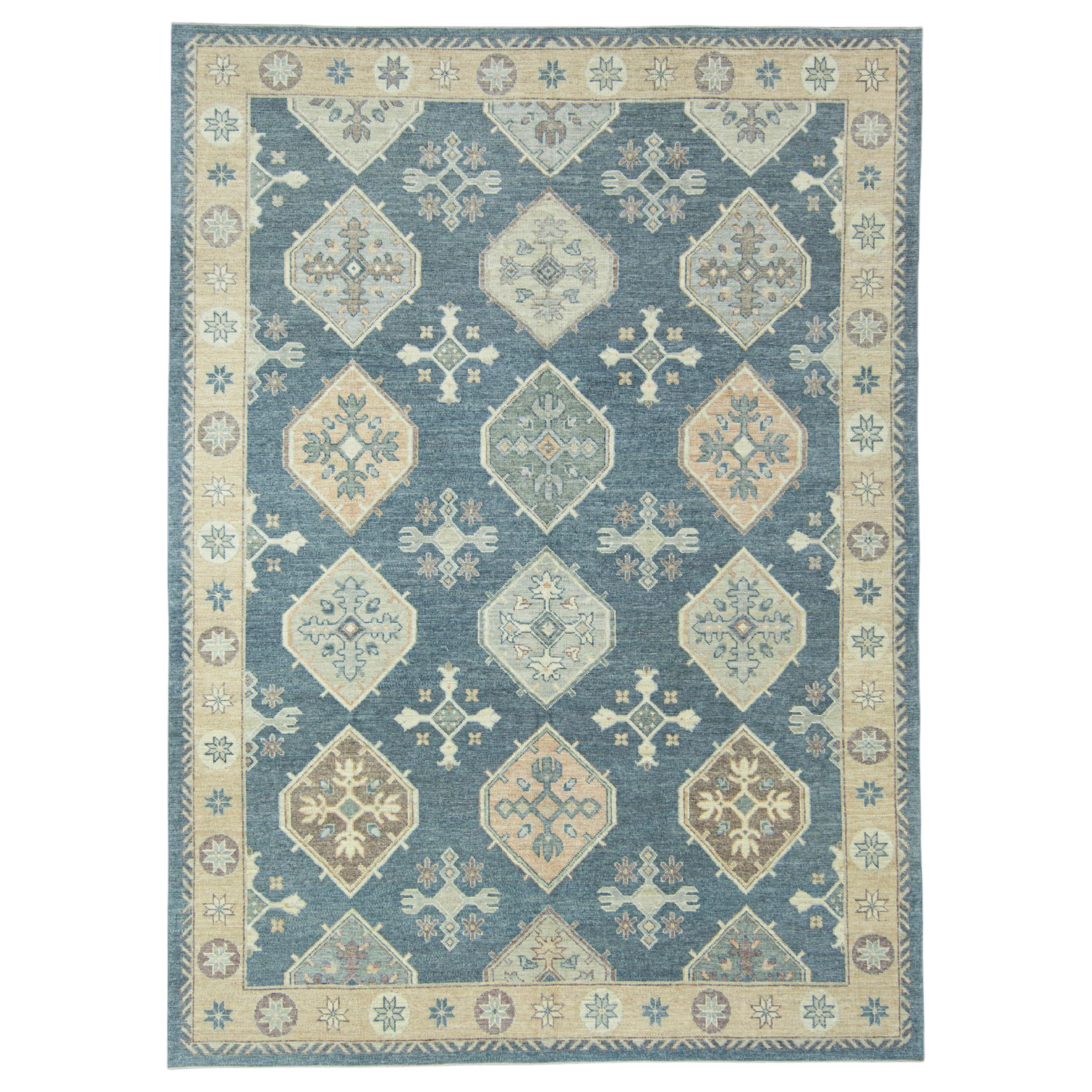 Tappeto Oushak turco 9'1" x 12'7" #17400