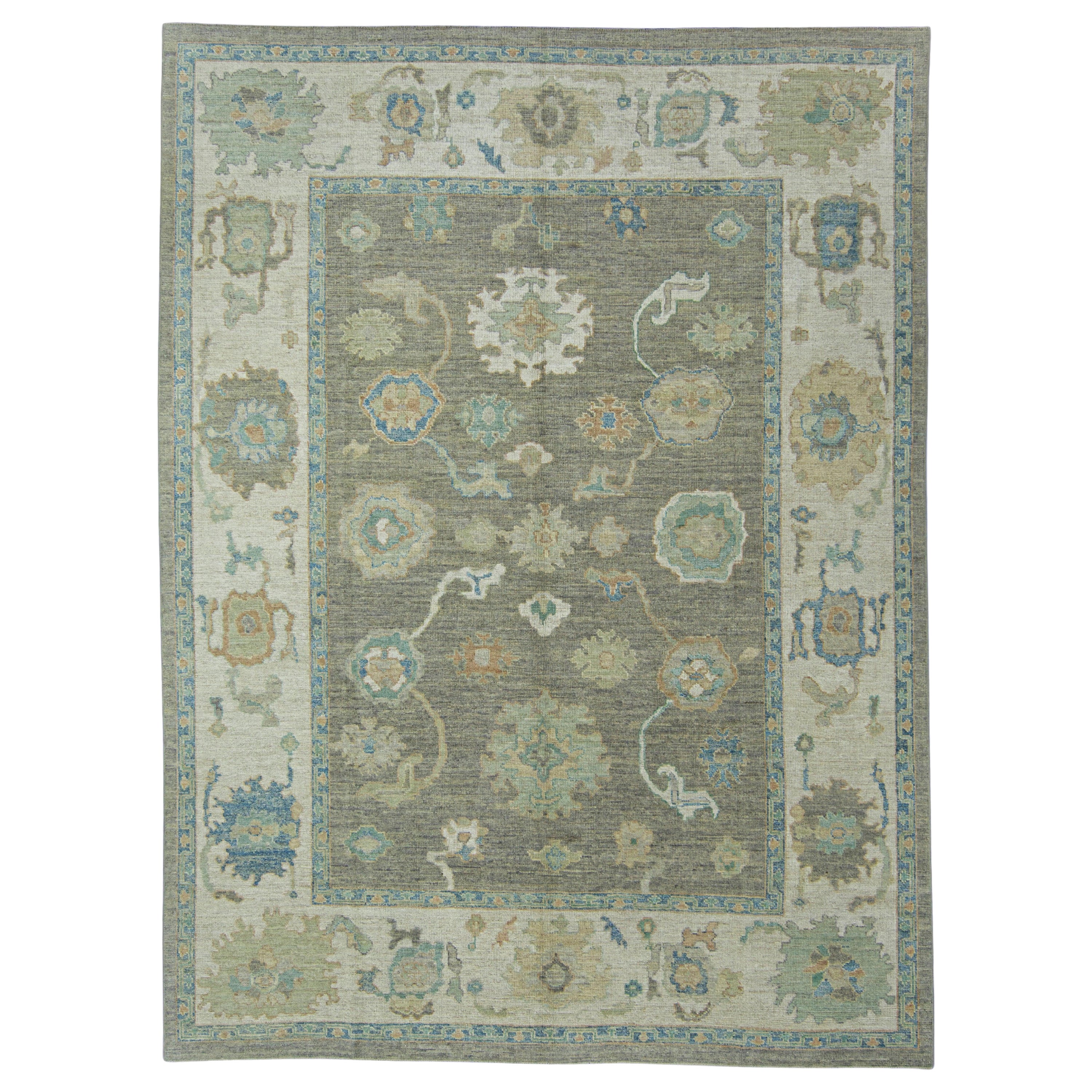 Turkish Oushak Rug 9' x 12'1" #17947