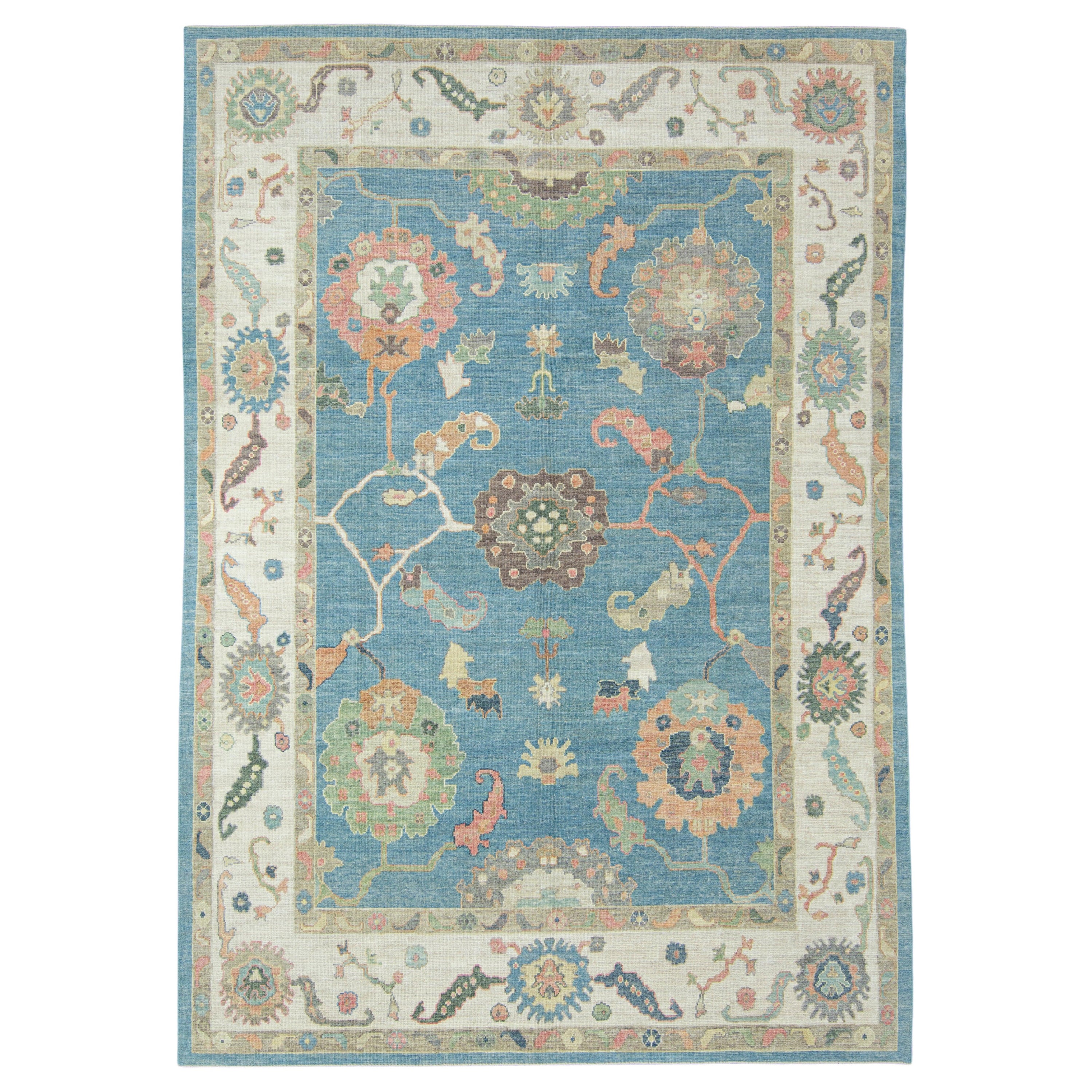 Turkish Oushak Rug 9' x 12'10" #17386