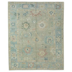 Turkish Oushak Rug 9'9" x 12' #17376
