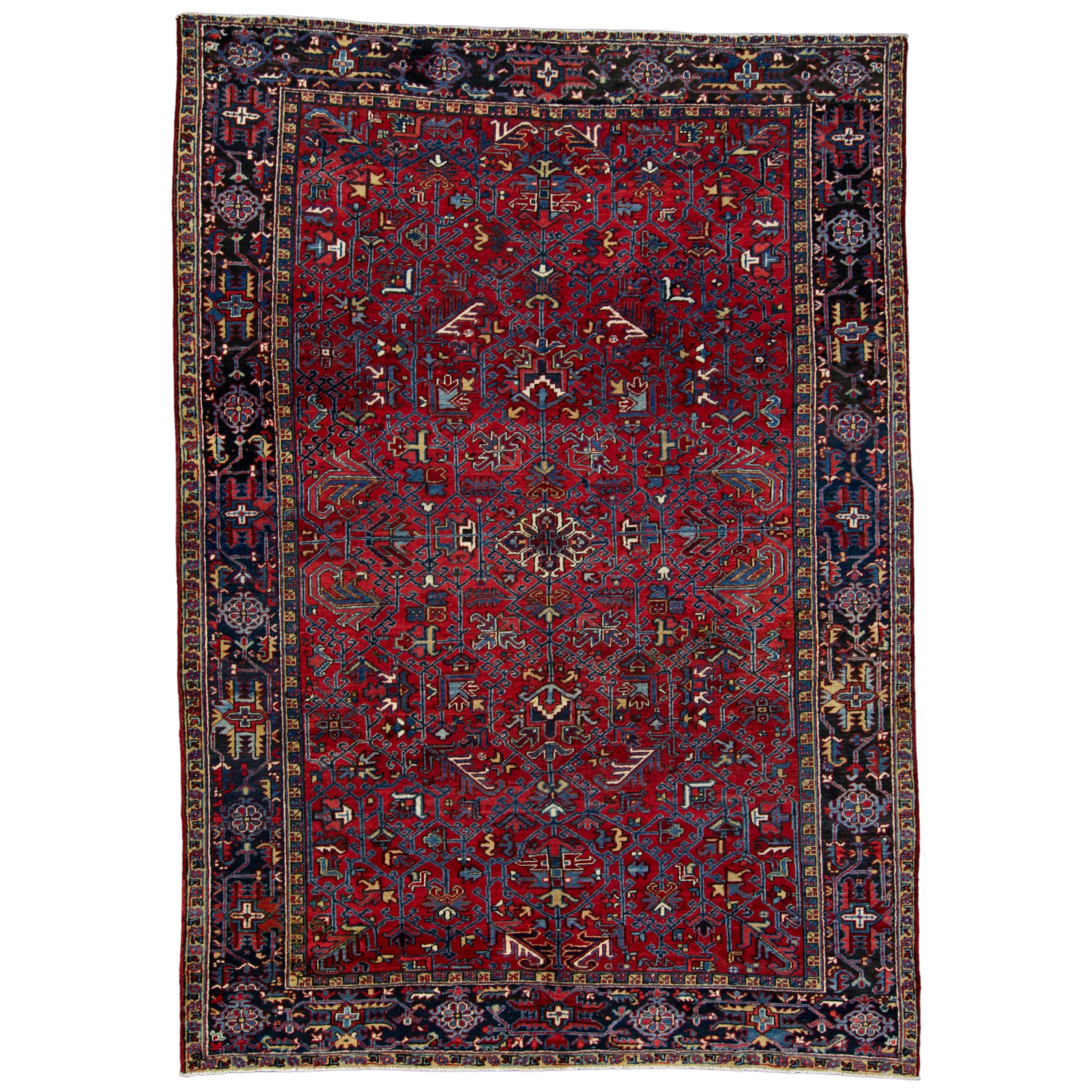 Oriental Handwoven Vintage Rug 8'4" x 11'8" #17403