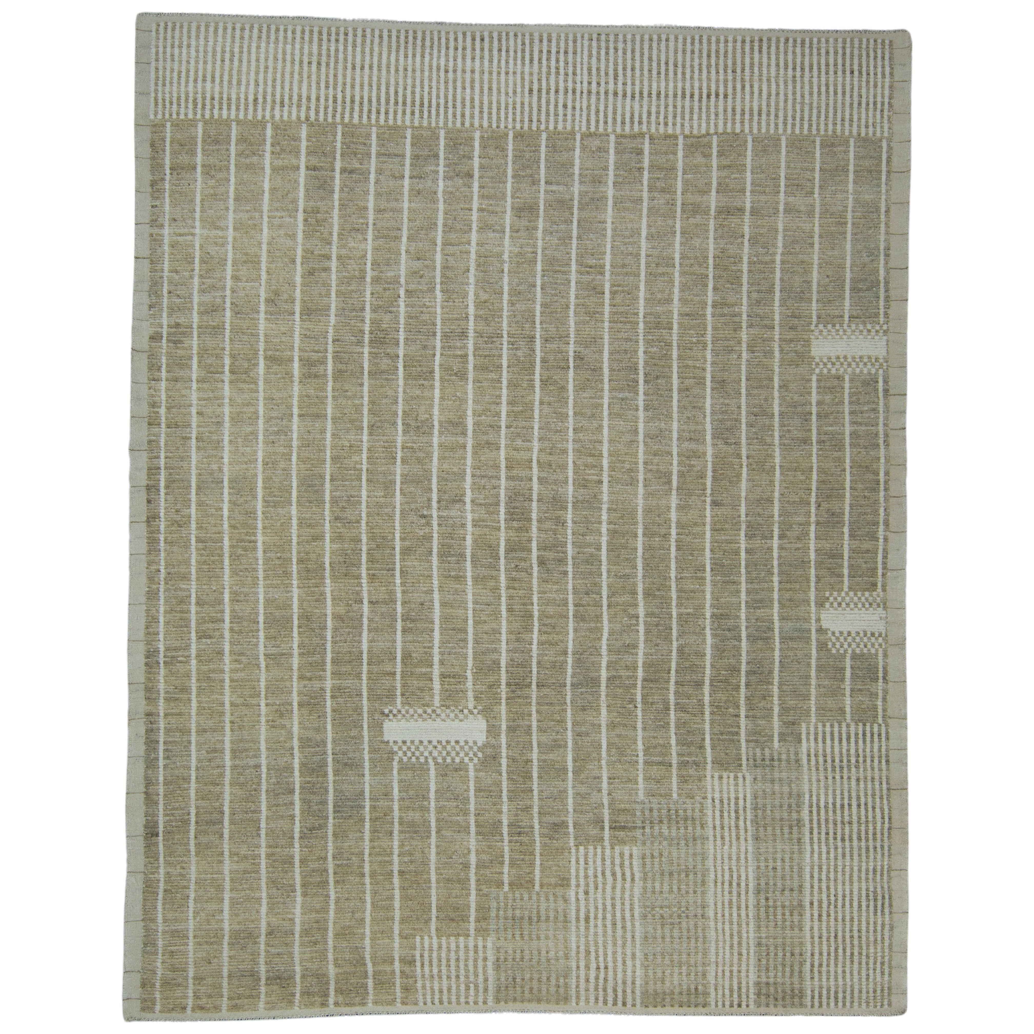 Hand Knotted Modern Rug 10' x 12'8" #17447