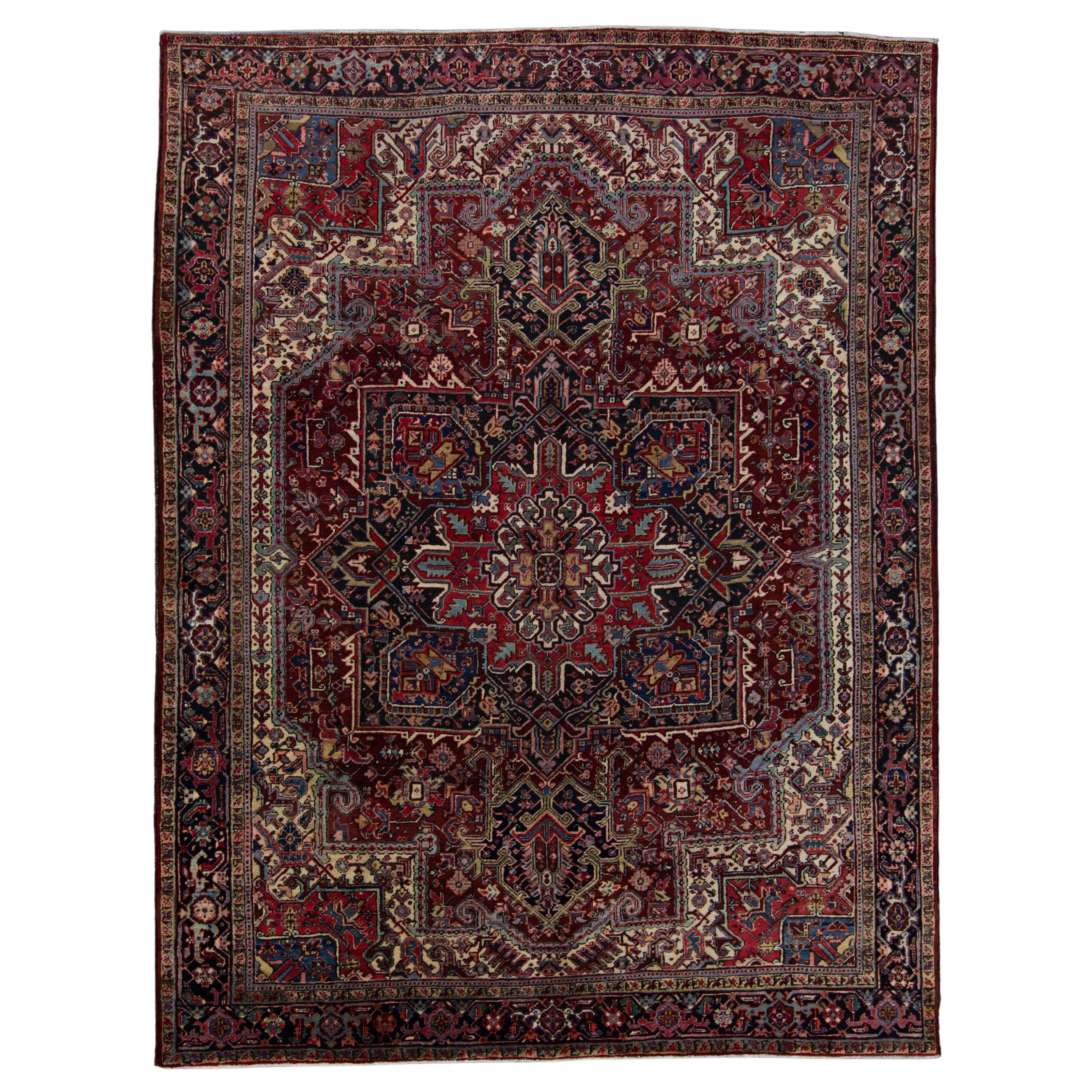 Oriental Handwoven Vintage Rug 8'9" x 11'6" #17401