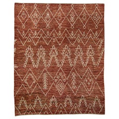 Hand Knotted Modern Rug 9'1" x 11'2" #1000