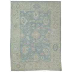 Handwoven Oushak Rug 9'11" x 13'8" #17435