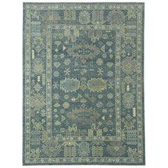 Turkish Oushak Rug 9'5" x 12'7" #17737