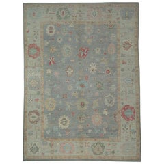 Handwoven Oushak Rug 8'10" x 12' #17431