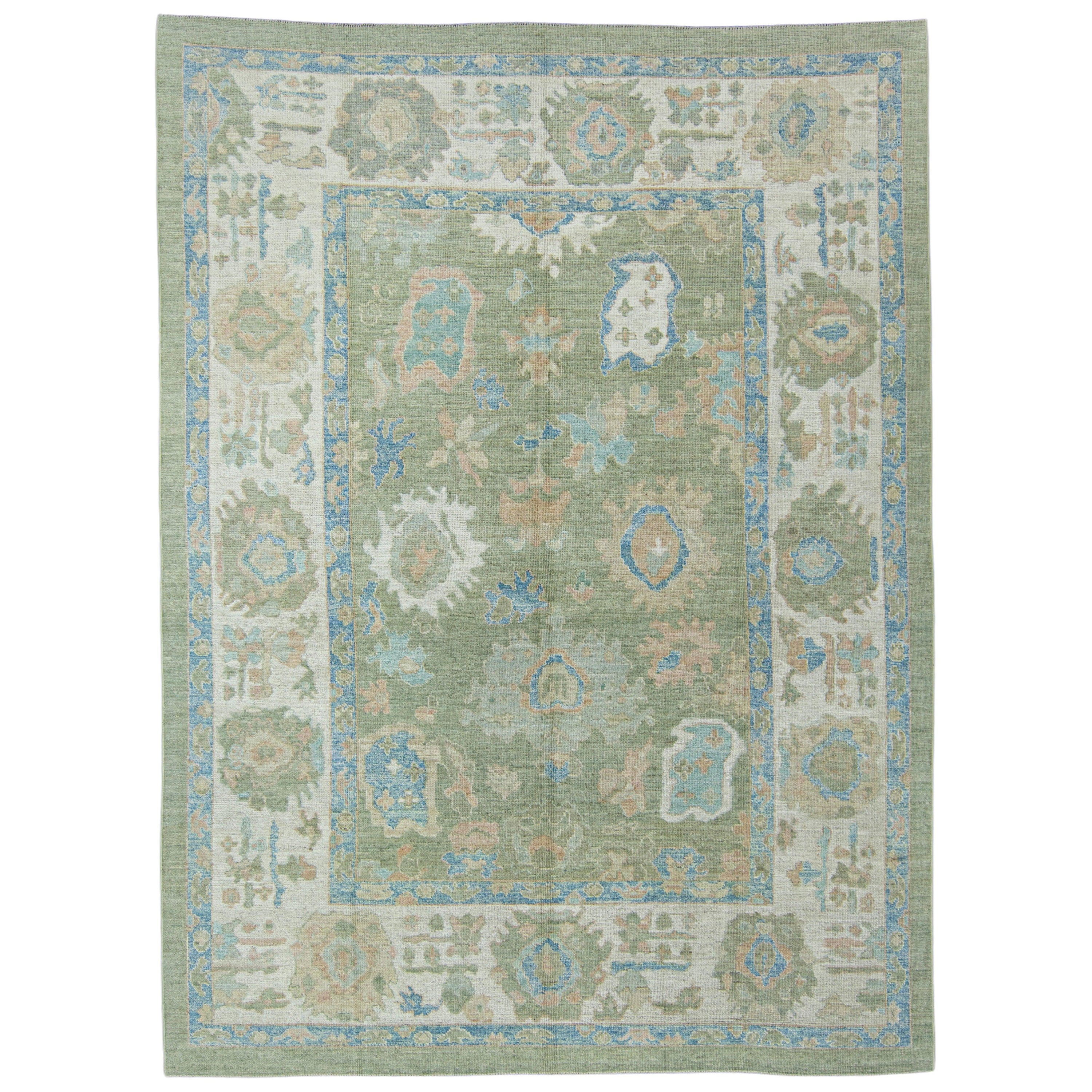 Turkish Oushak Rug 9' x 12'2" #17797