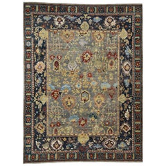 Oriental Hand Knotted Rug 8'11" x 11'11" #17402