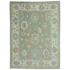 Türkischer Oushak-Teppich 9'2" x 12'3" #17710