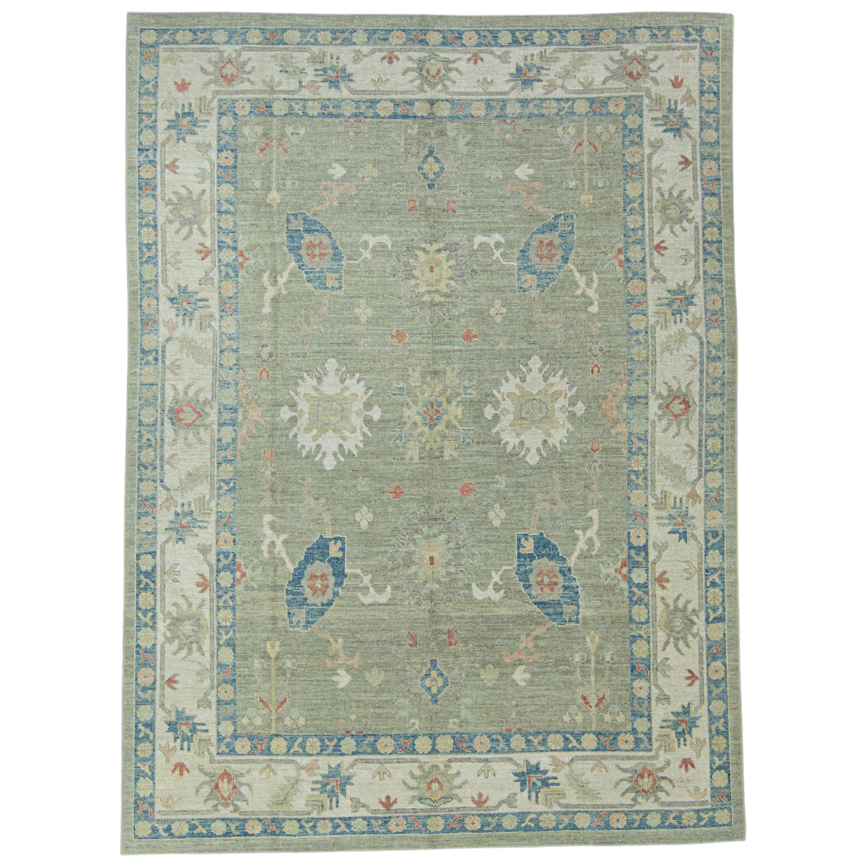 Turkish Oushak Rug 9' x 12'1" #17732