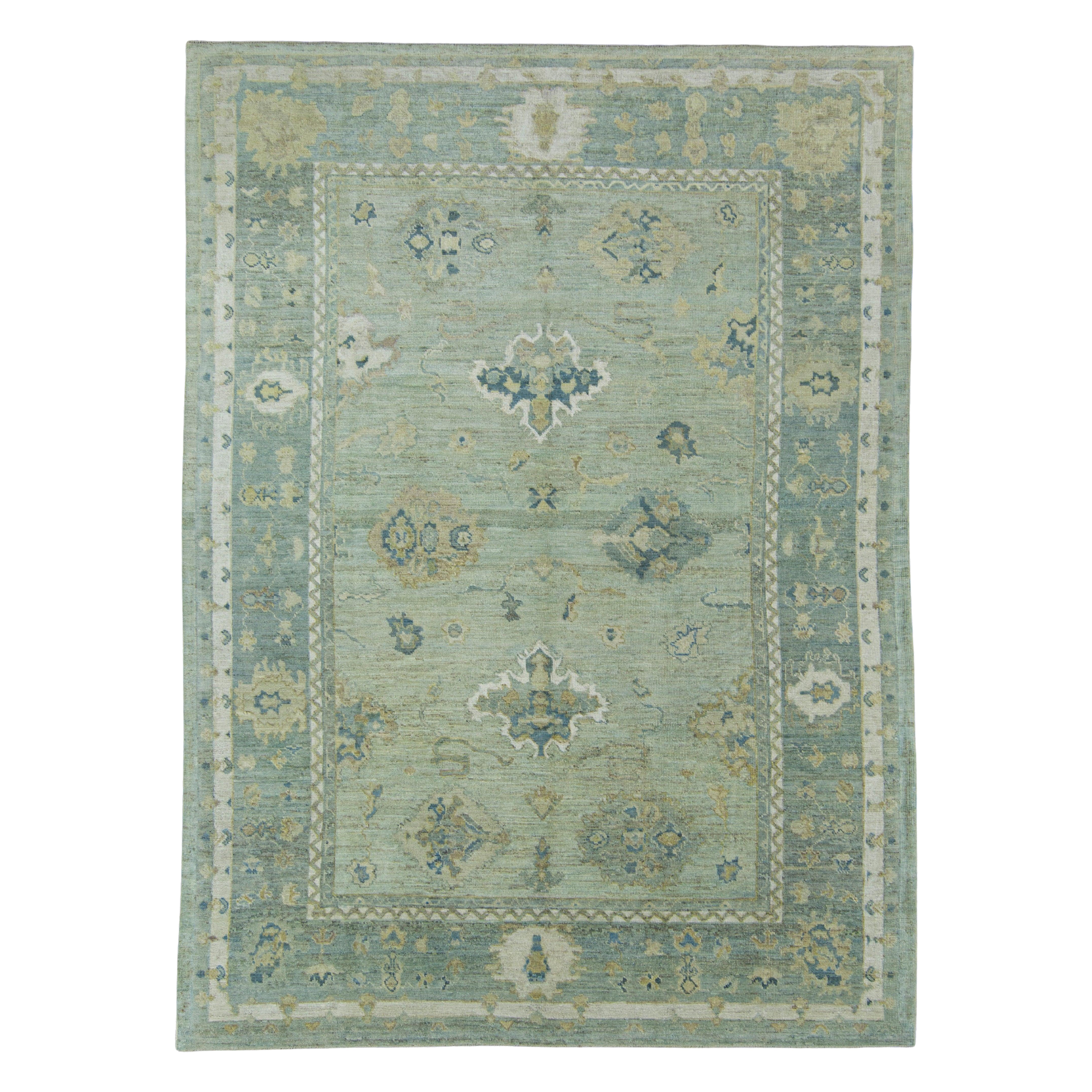 Turkish Oushak Rug 8'7" x 11'10" #17111