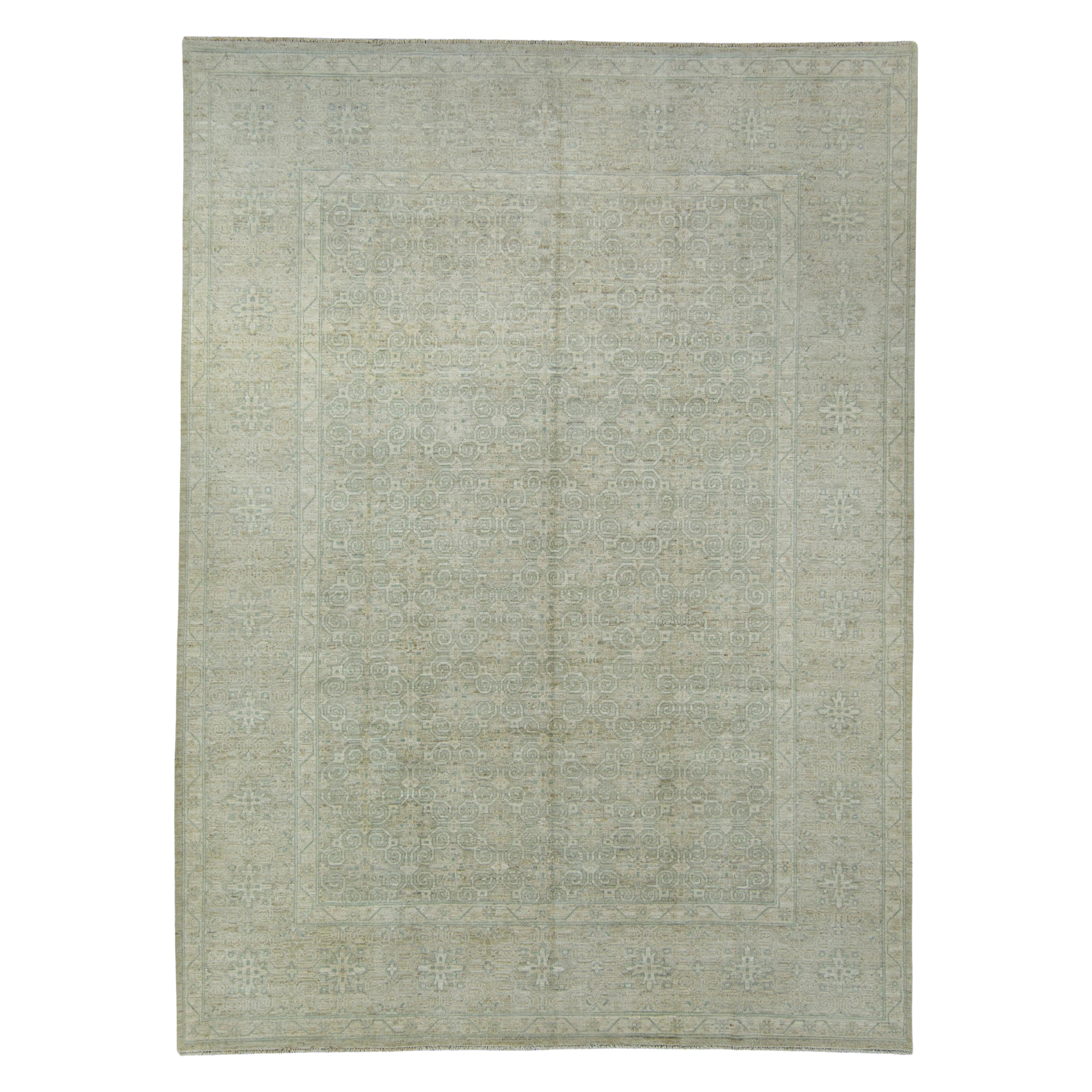 Handwoven Oushak Rug 9' x 12'4" #17704