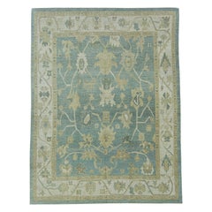 Turkish Oushak Rug 9'1" x 11'10" #17620