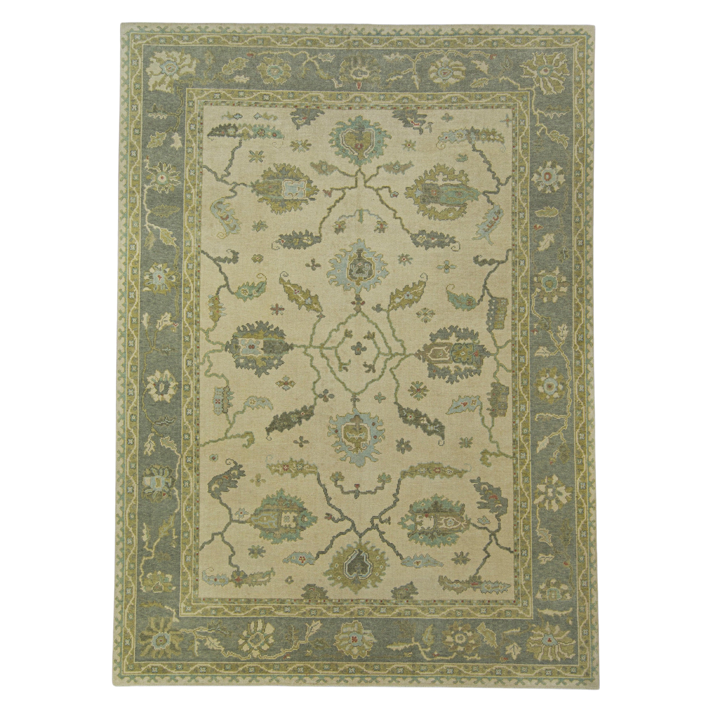 Türkischer Oushak-Teppich 9'2" x 12'7" #17040