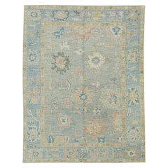 Tappeto Oushak turco 9'3" x 11'10" #17455