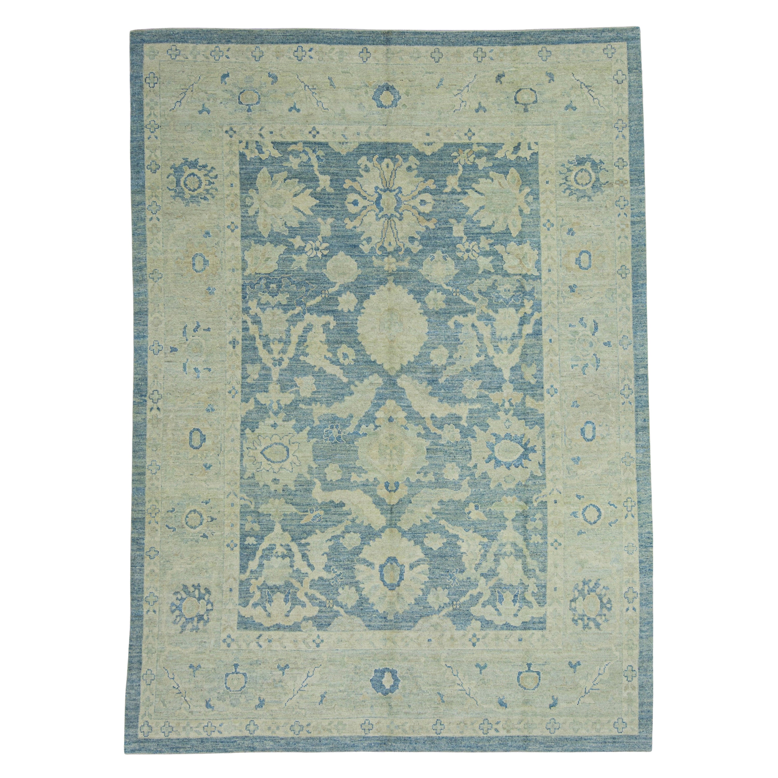 Turkish Oushak Rug 9'3" x 12'9" #17945