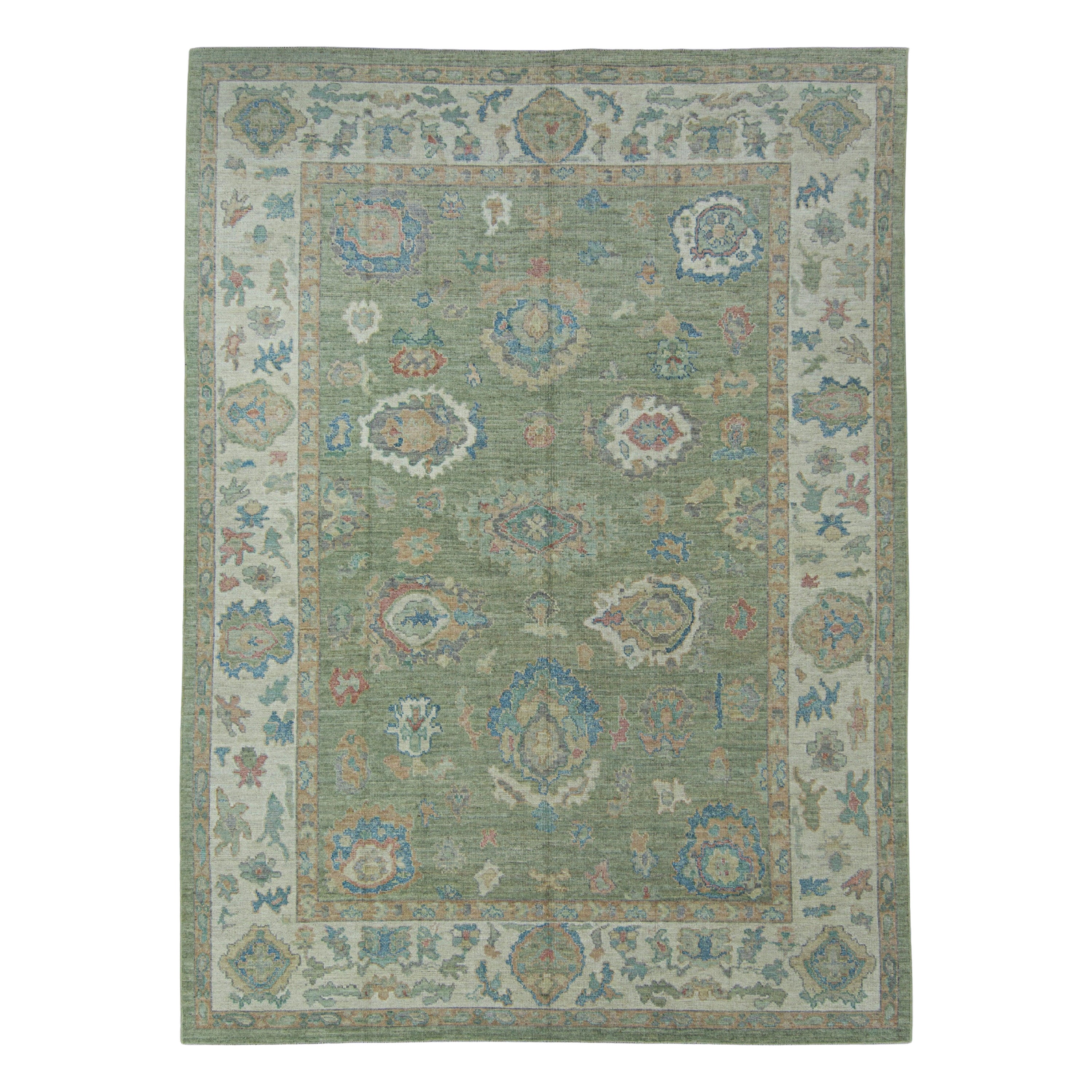 Turkish Oushak Rug 8'10" x 12' #17863