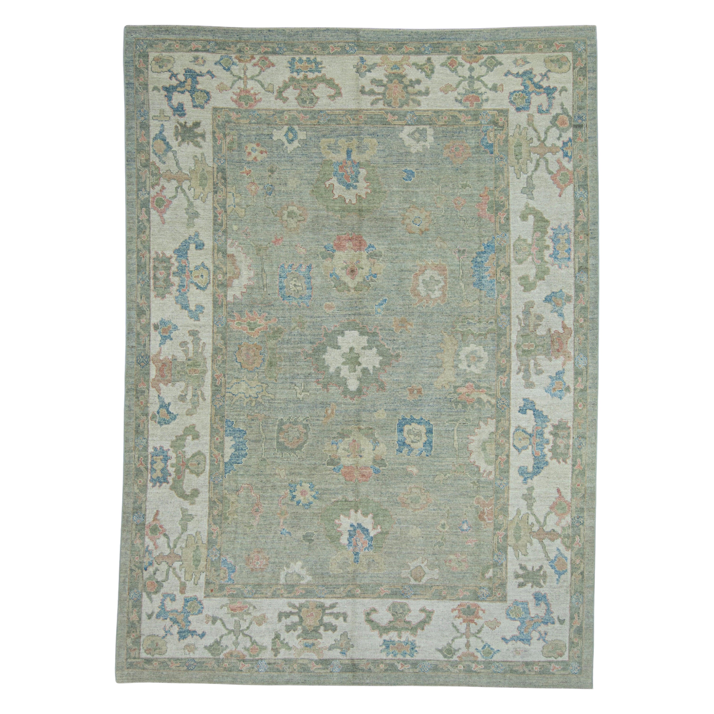Turkish Oushak Rug 9' x 12'5" #17805