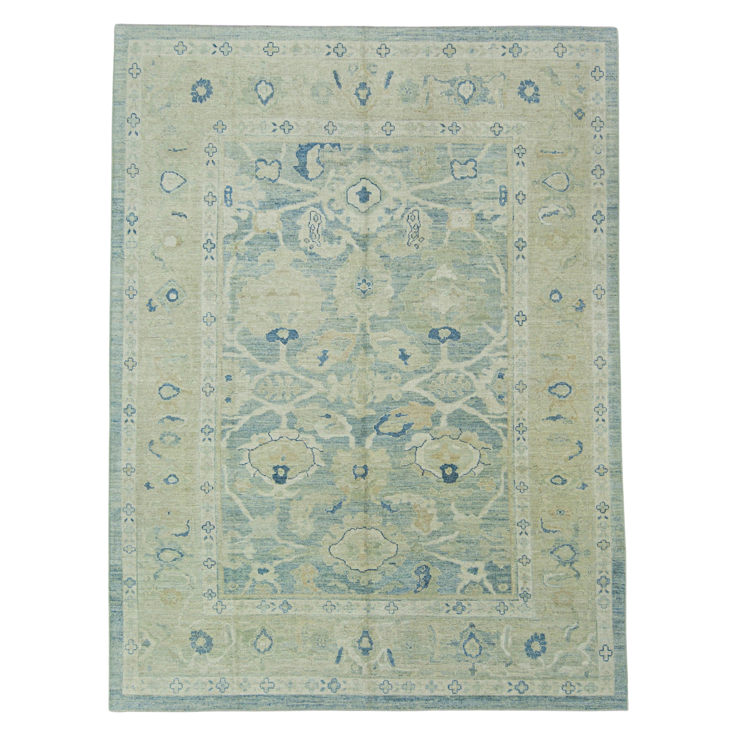 Tappeto Oushak turco 9'2" x 12'2" #17787