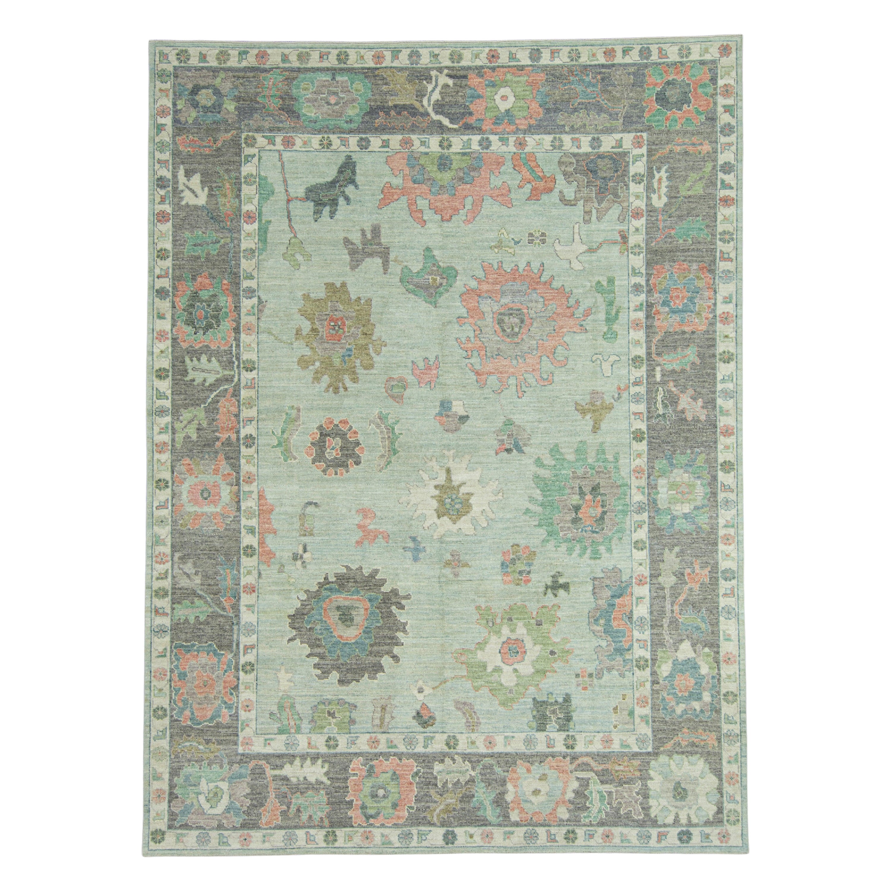 Turkish Oushak Rug 9' x 12'3" #17313