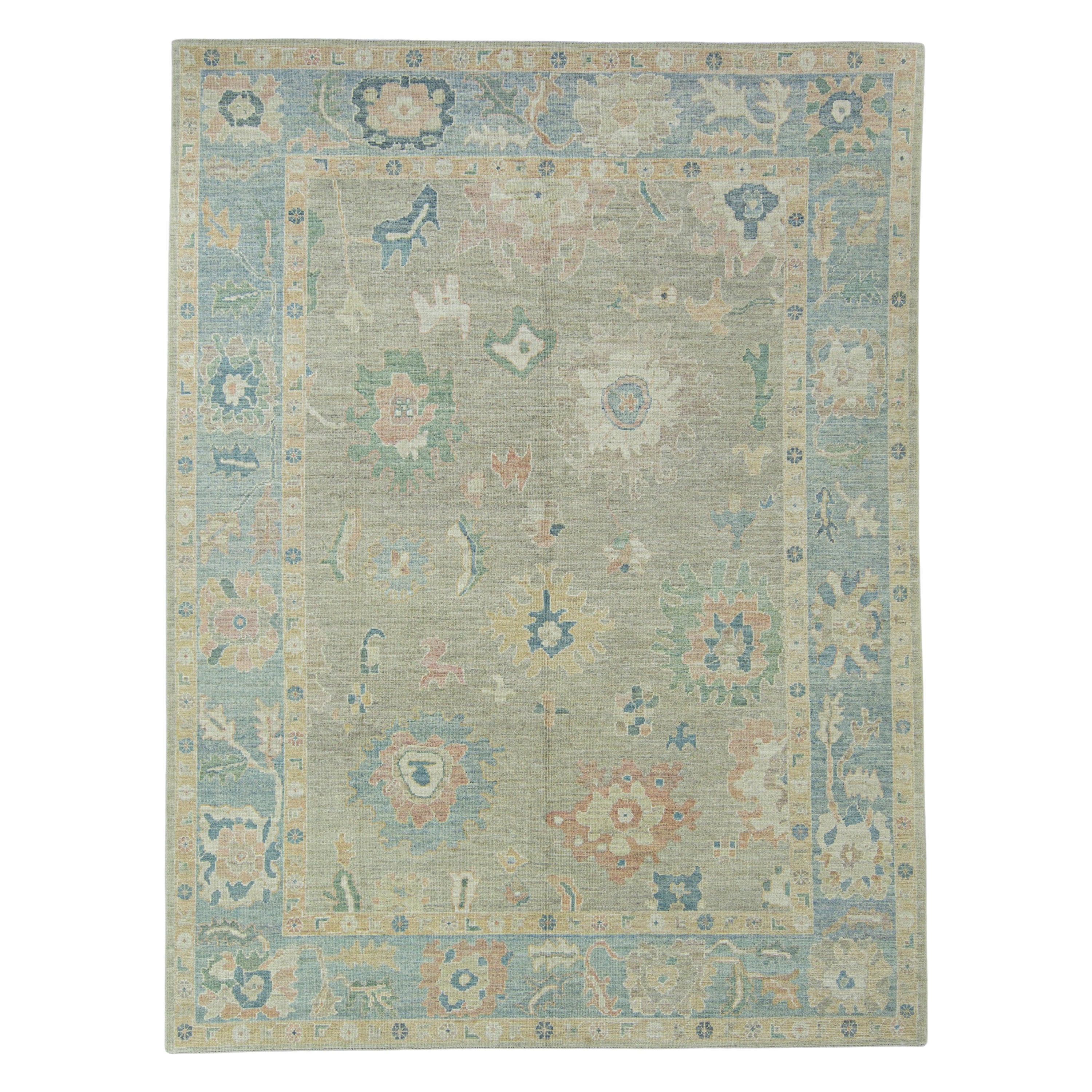 Tappeto Oushak turco 9'2" x 12'2" #17284