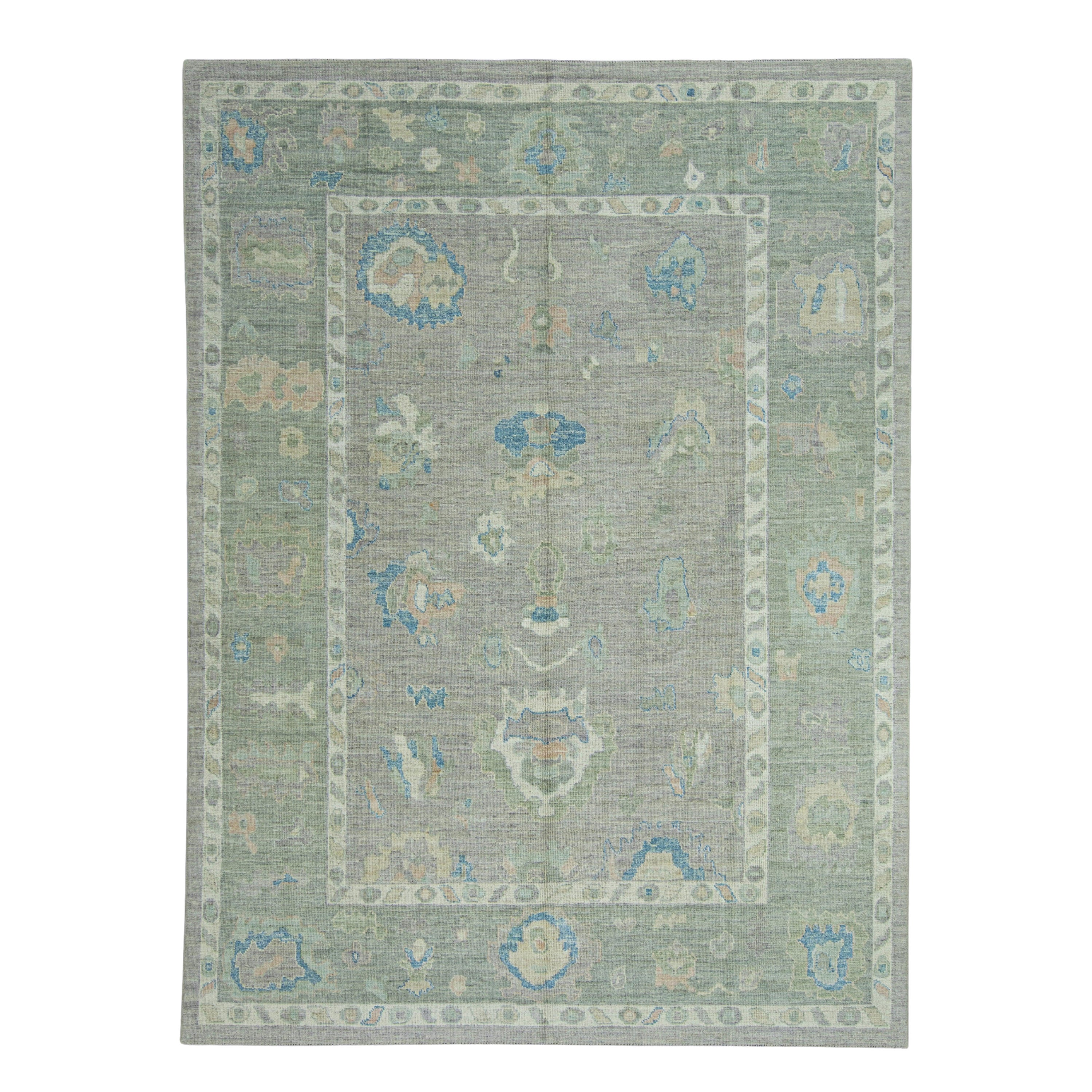 Türkischer Oushak-Teppich 8'11" x 11'10" #17767