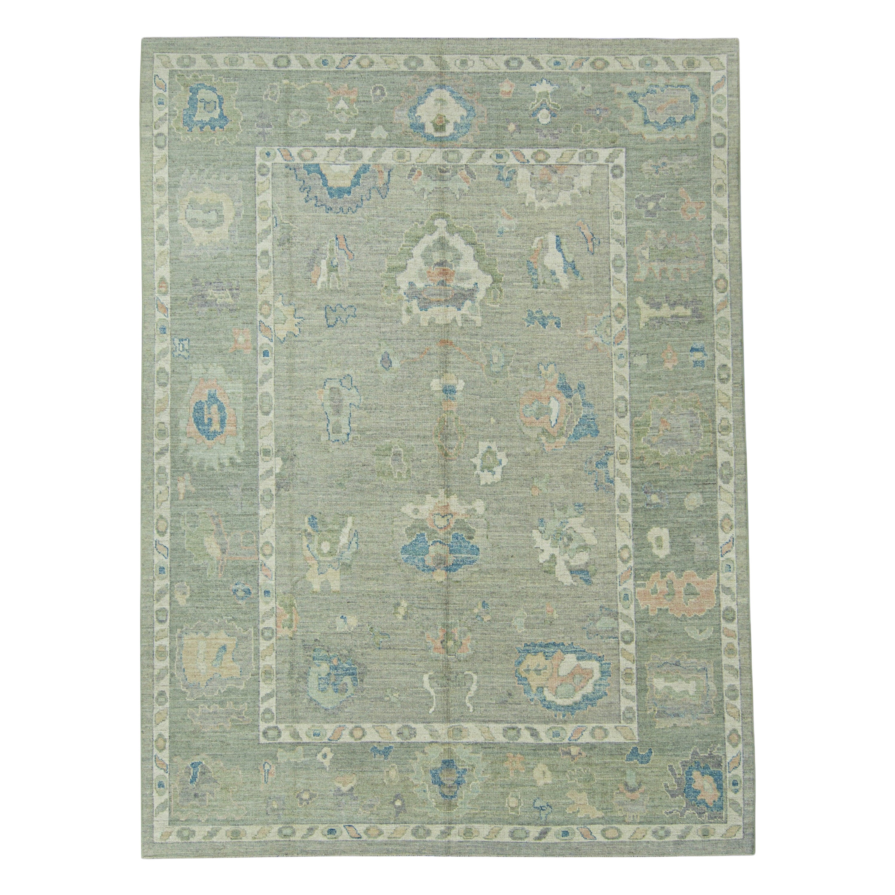 Tappeto Oushak turco 8'5" x 11'10" #17784