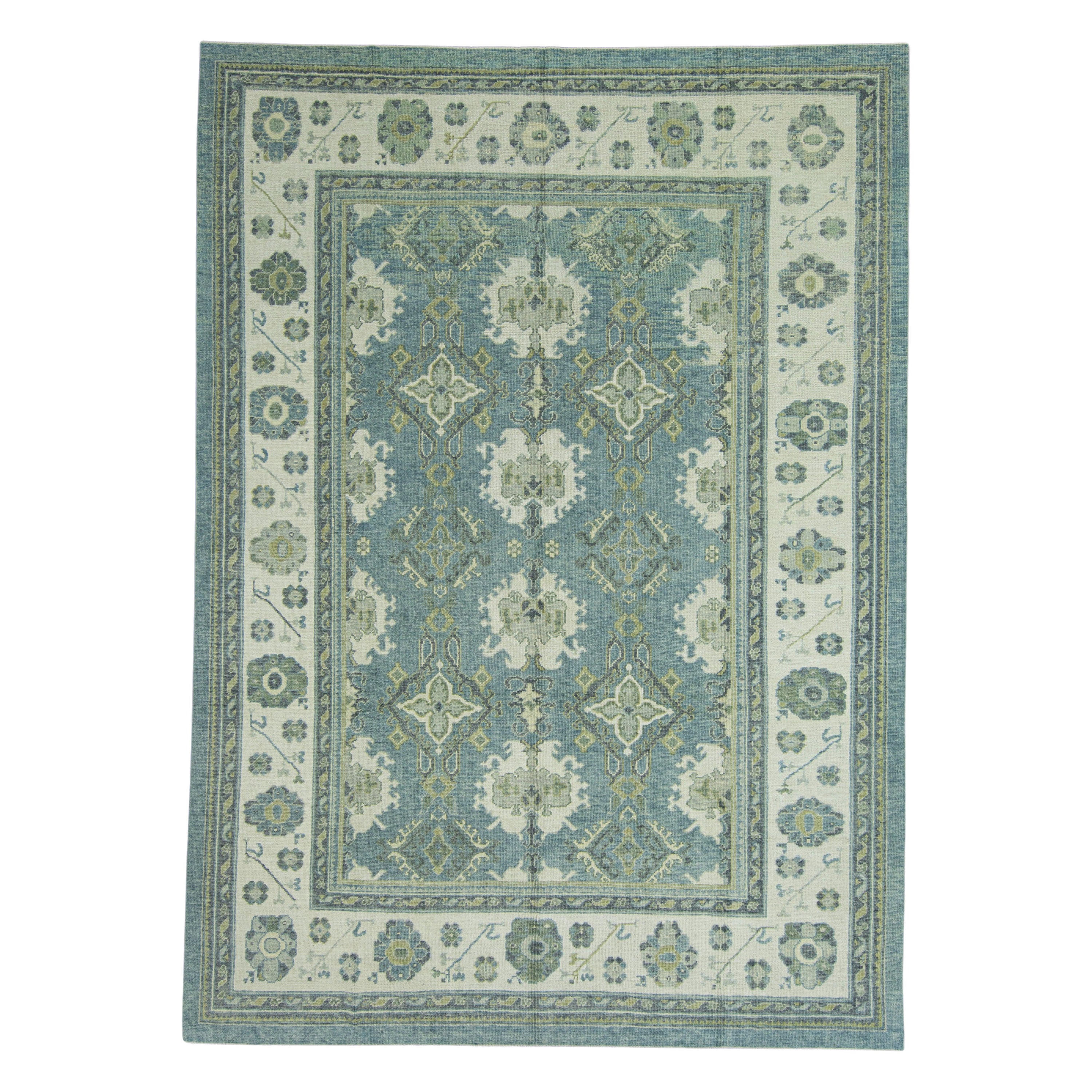 Turkish Oushak Rug 9'1" x 12'9" #17147
