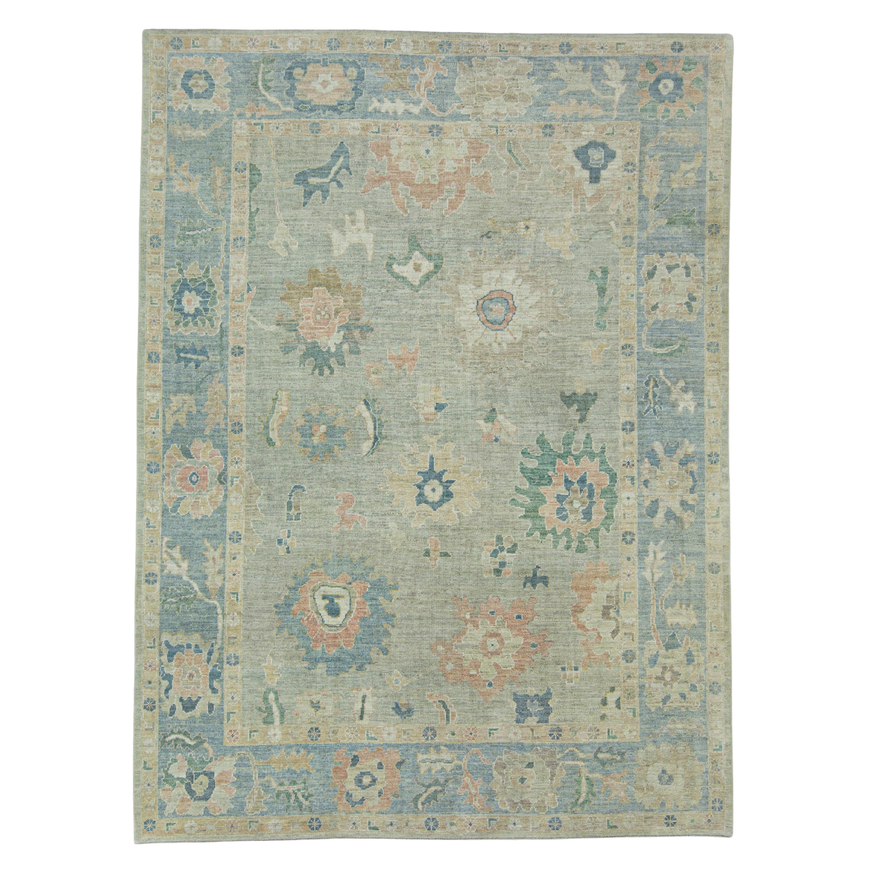 Tappeto Oushak turco 9'1" x 12'5" #17269
