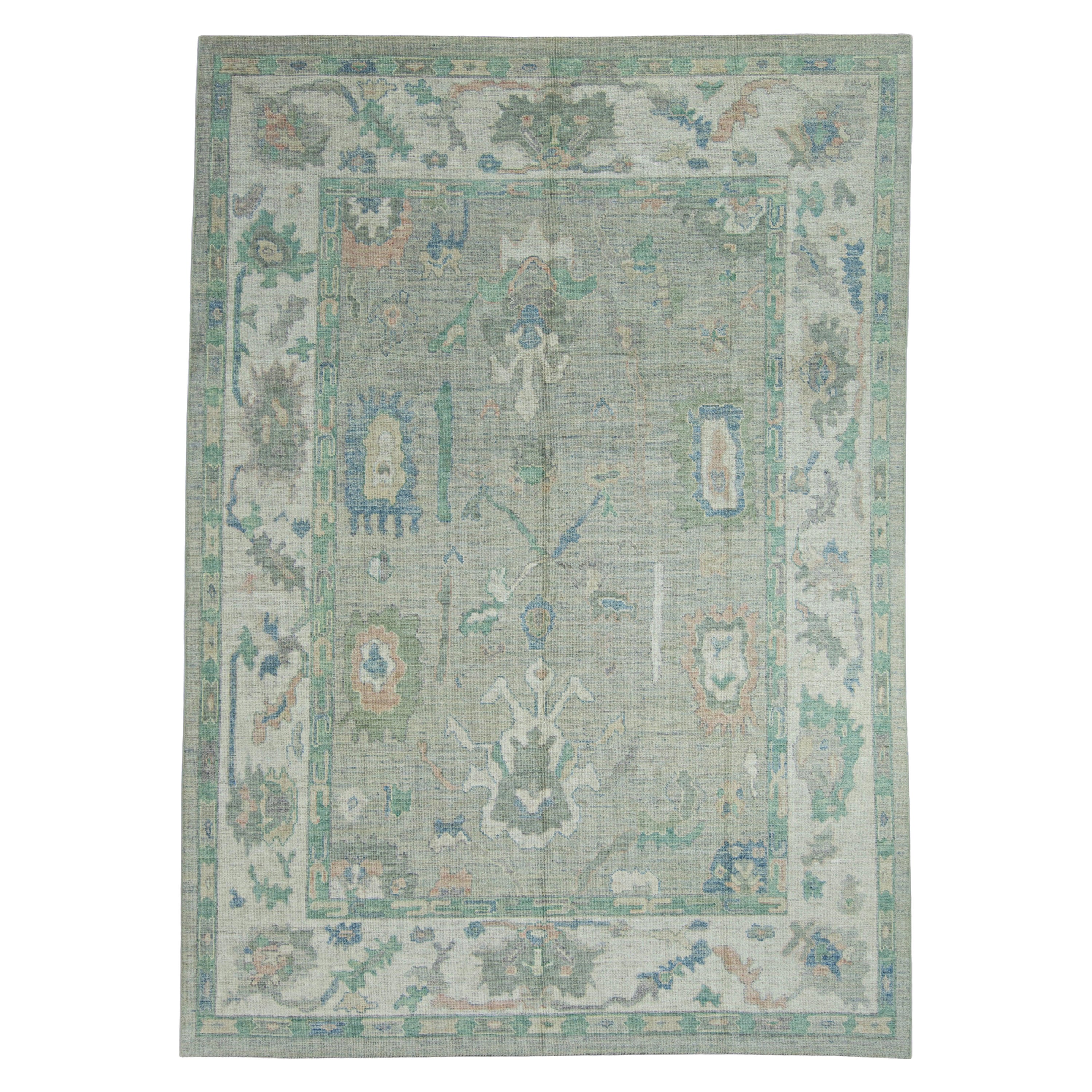 Turkish Oushak Rug 8'10" x 12'4" #17755