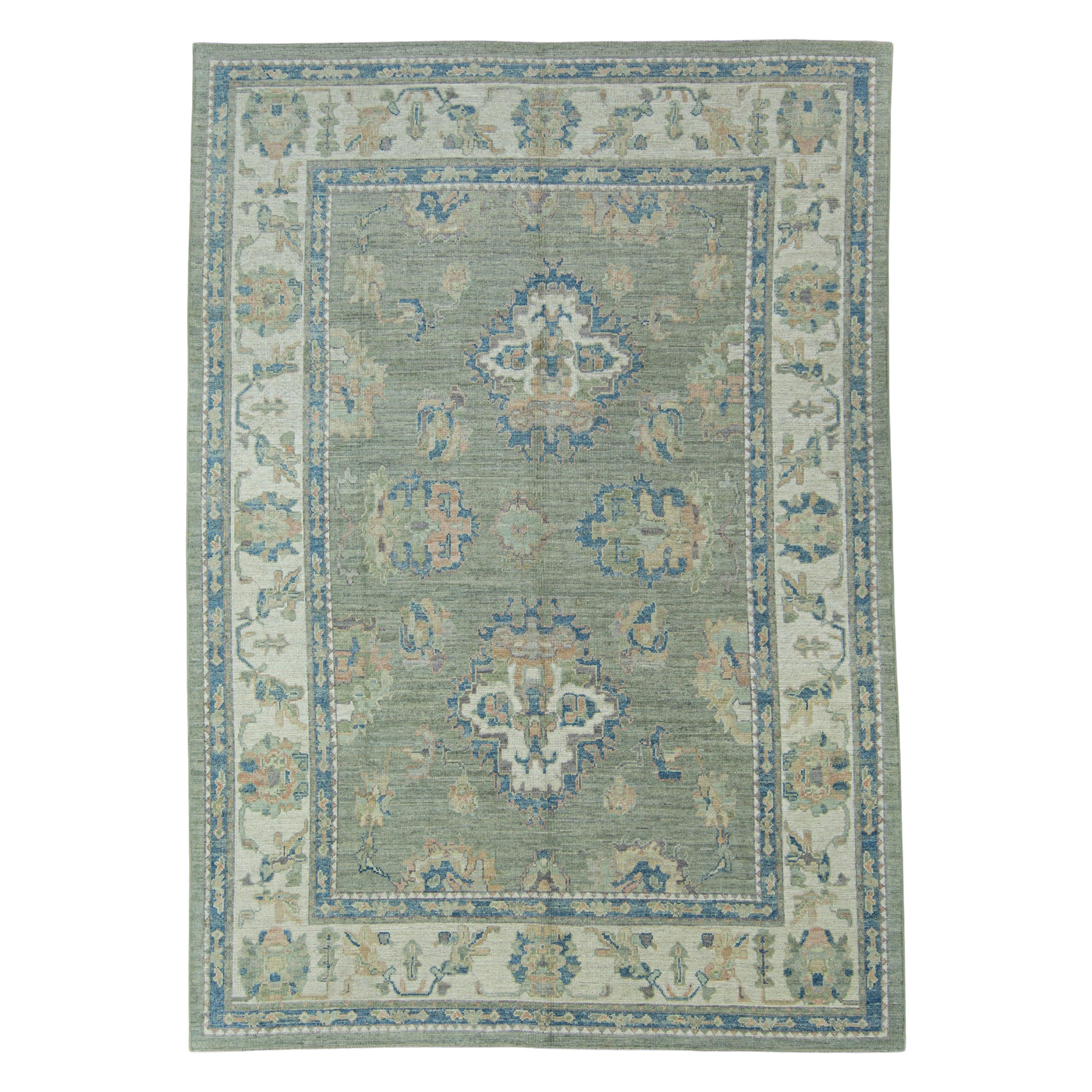 Tappeto Oushak turco 9' x 12'5" #17764