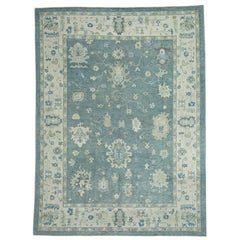 Türkischer Oushak-Teppich 9'1" x 12'2" #17126